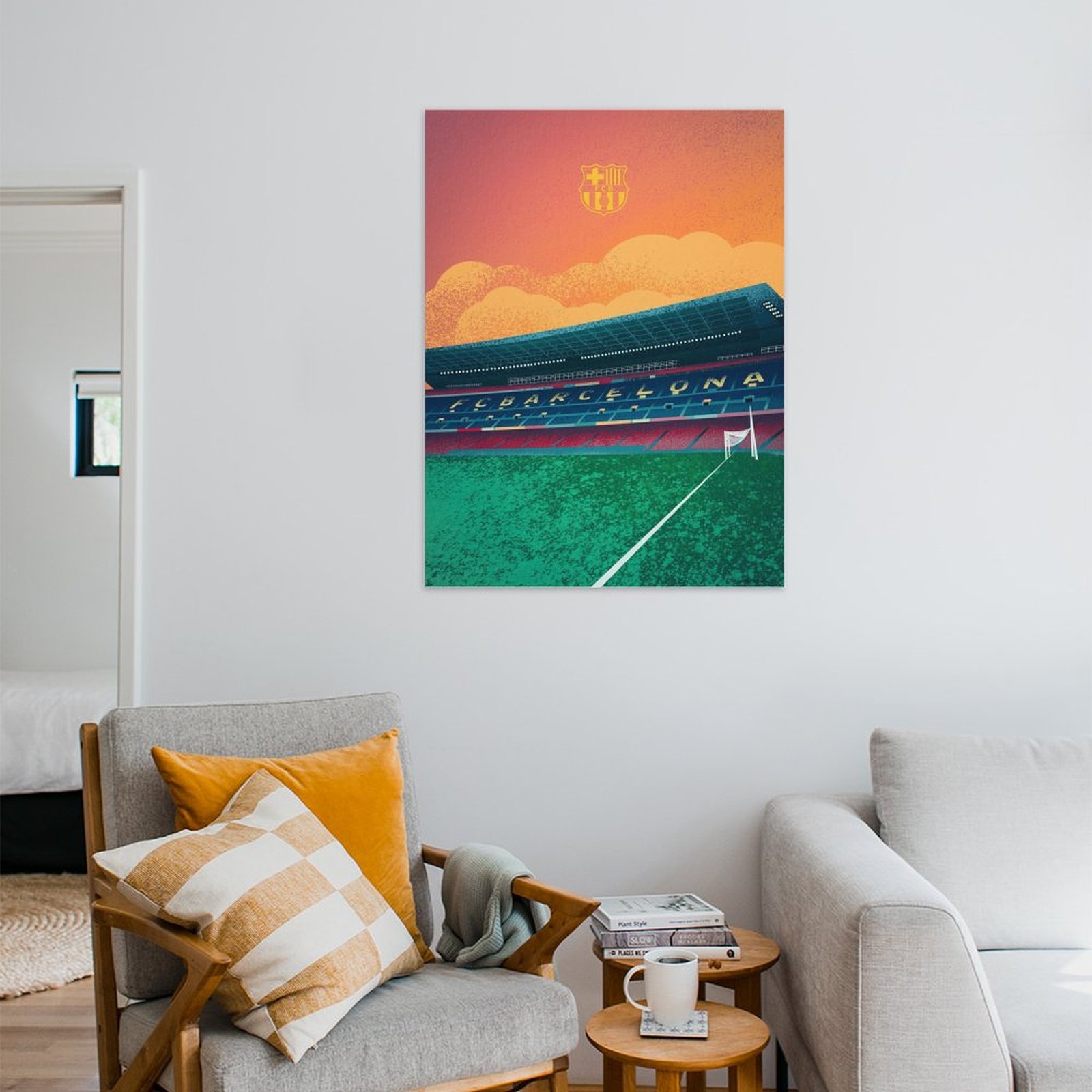 FC Barcelona tribune