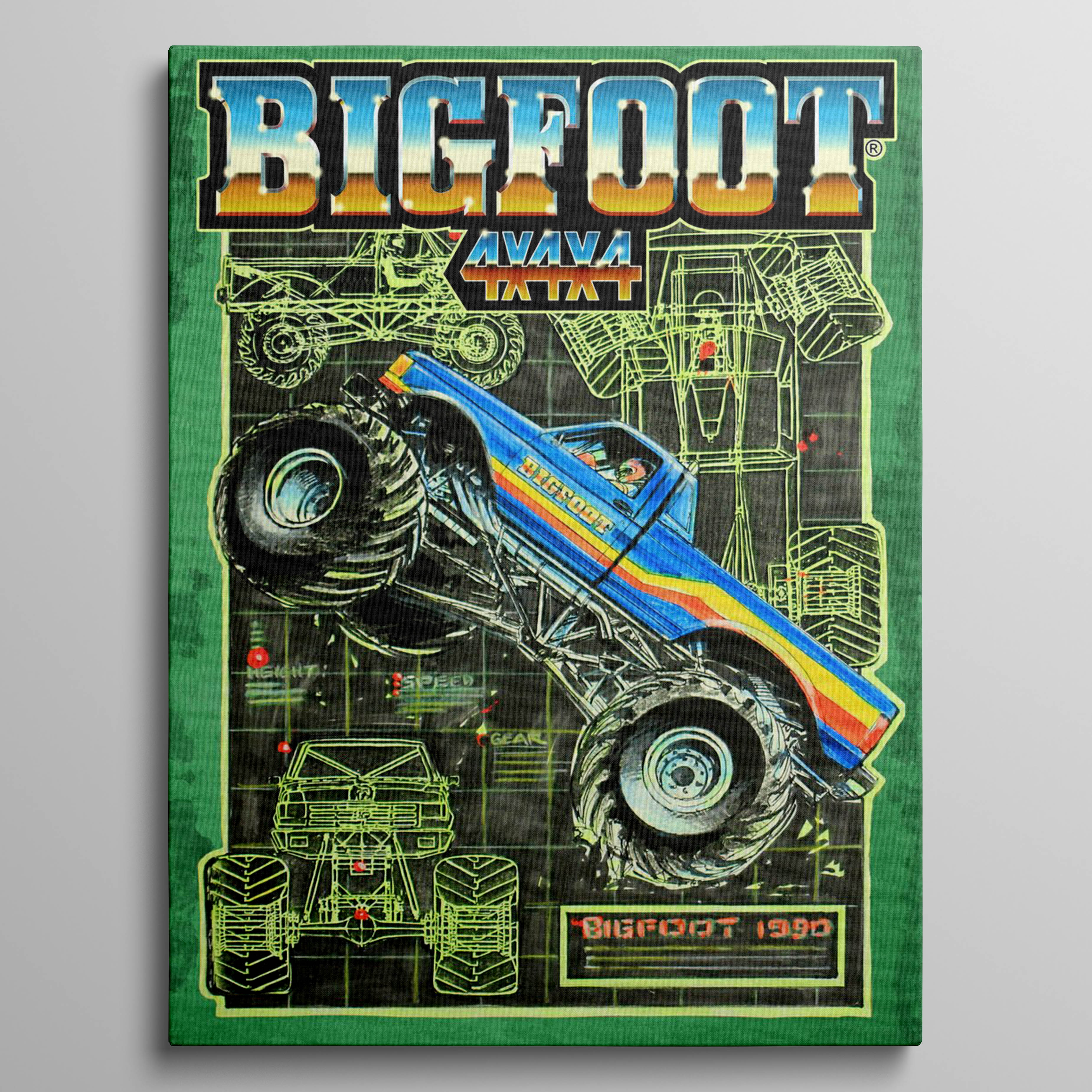 Monster Truck Graphic 12