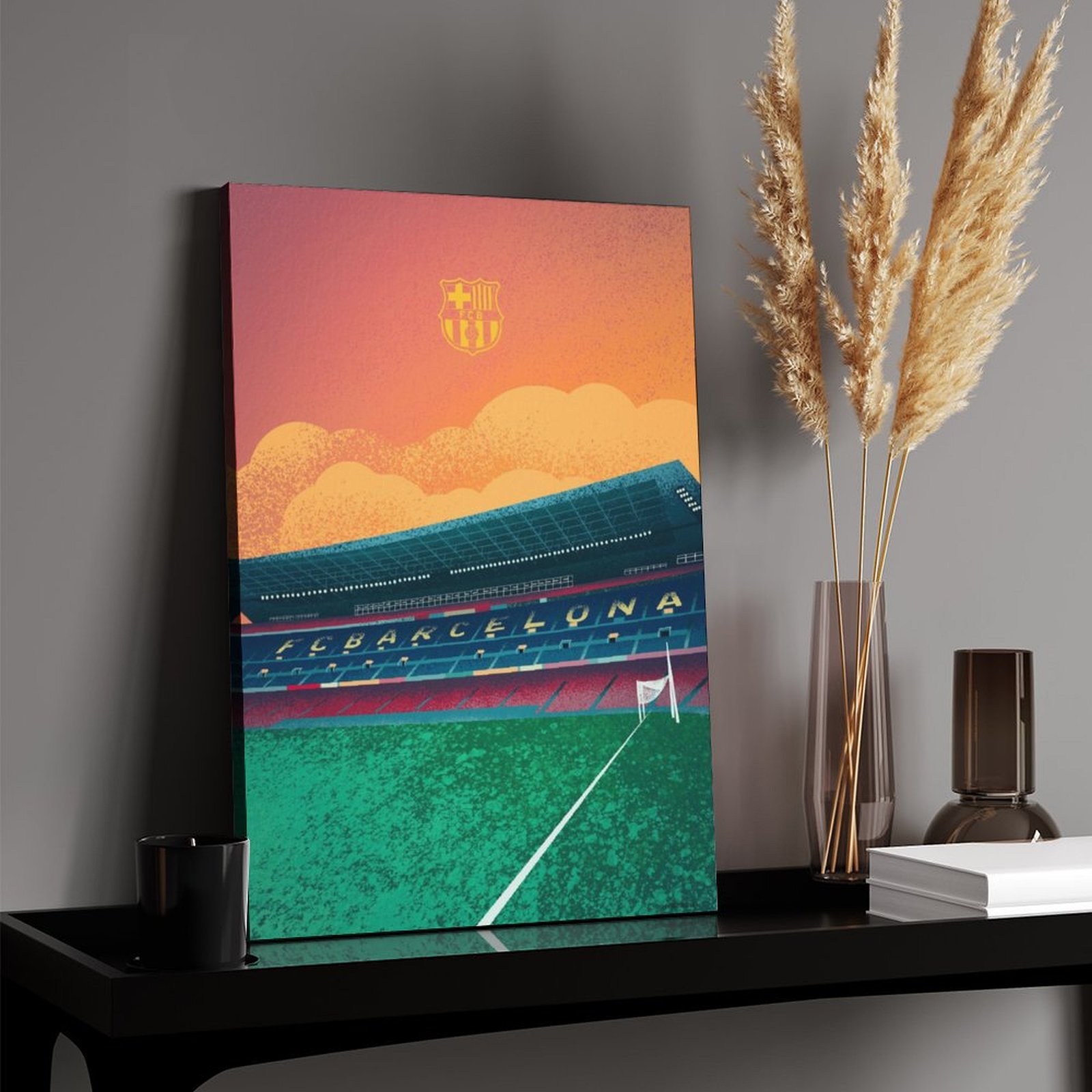 FC Barcelona tribune