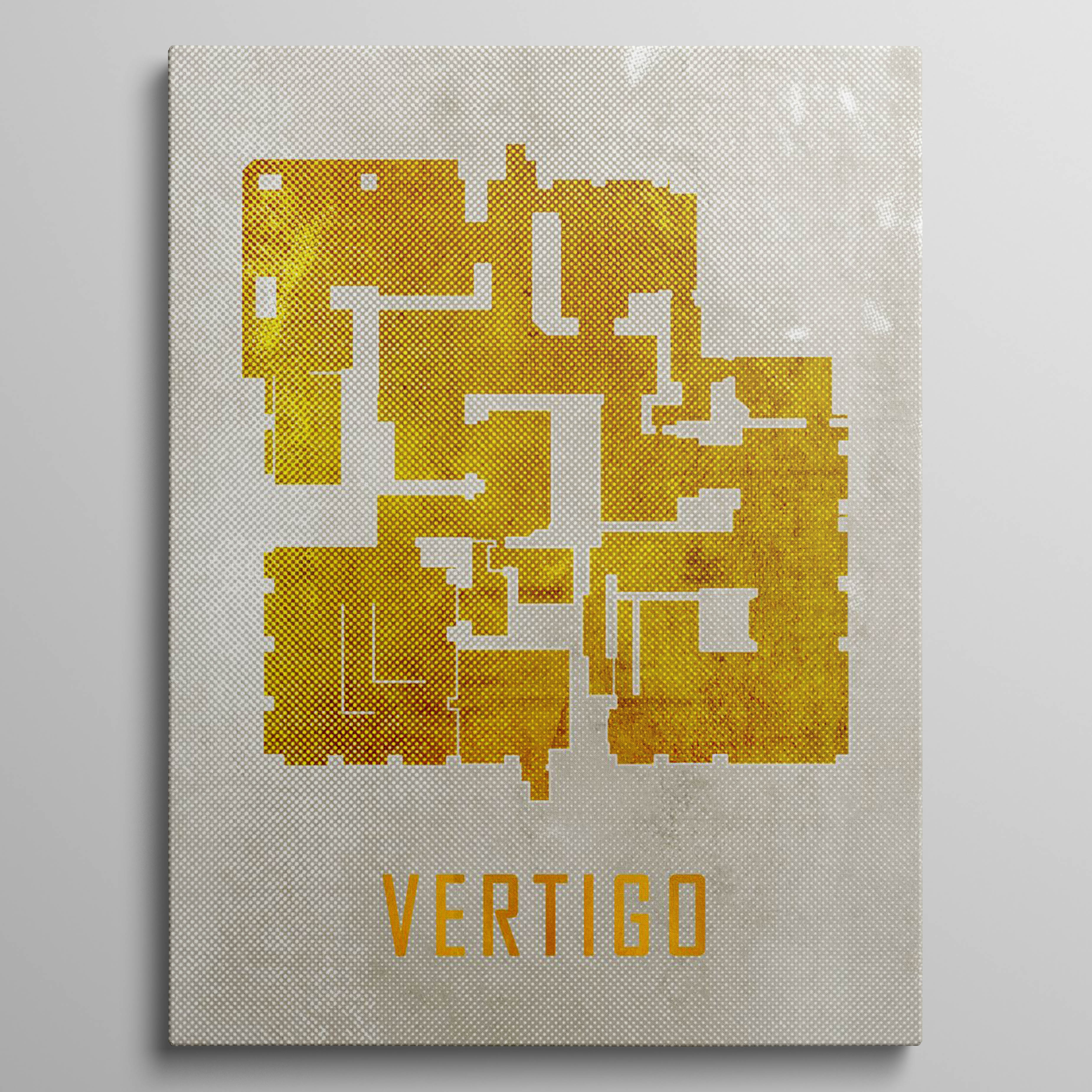 Vertigo Map White And Gold