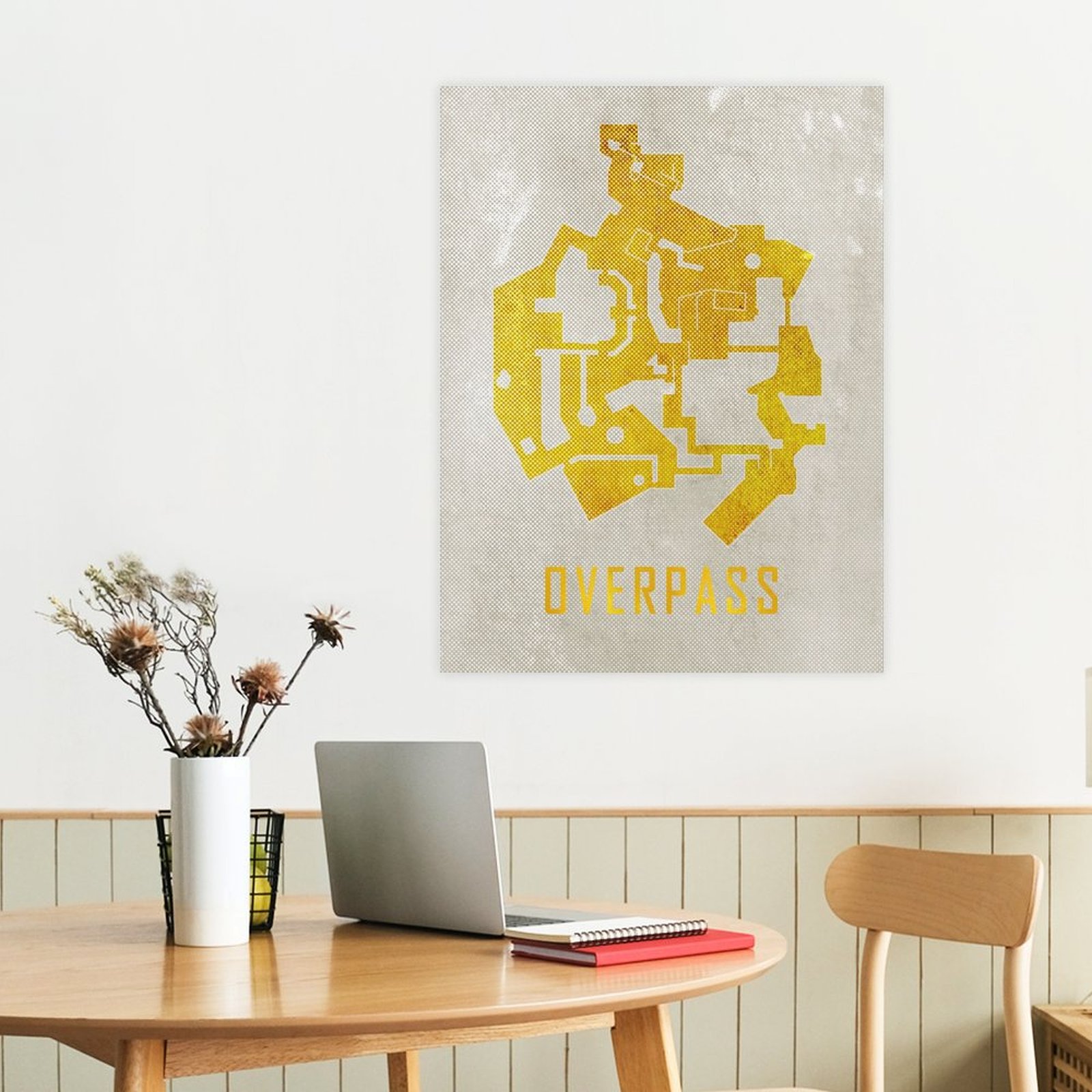 Overpass Map White Gold