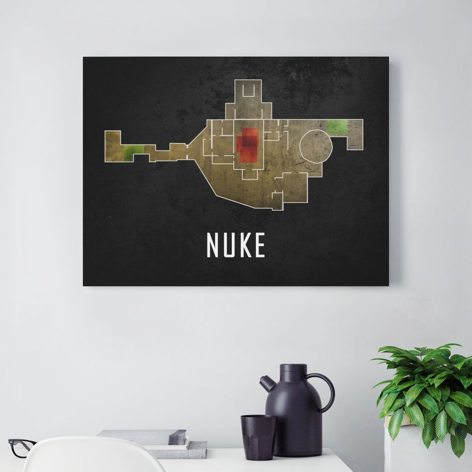 Nuke Map Black