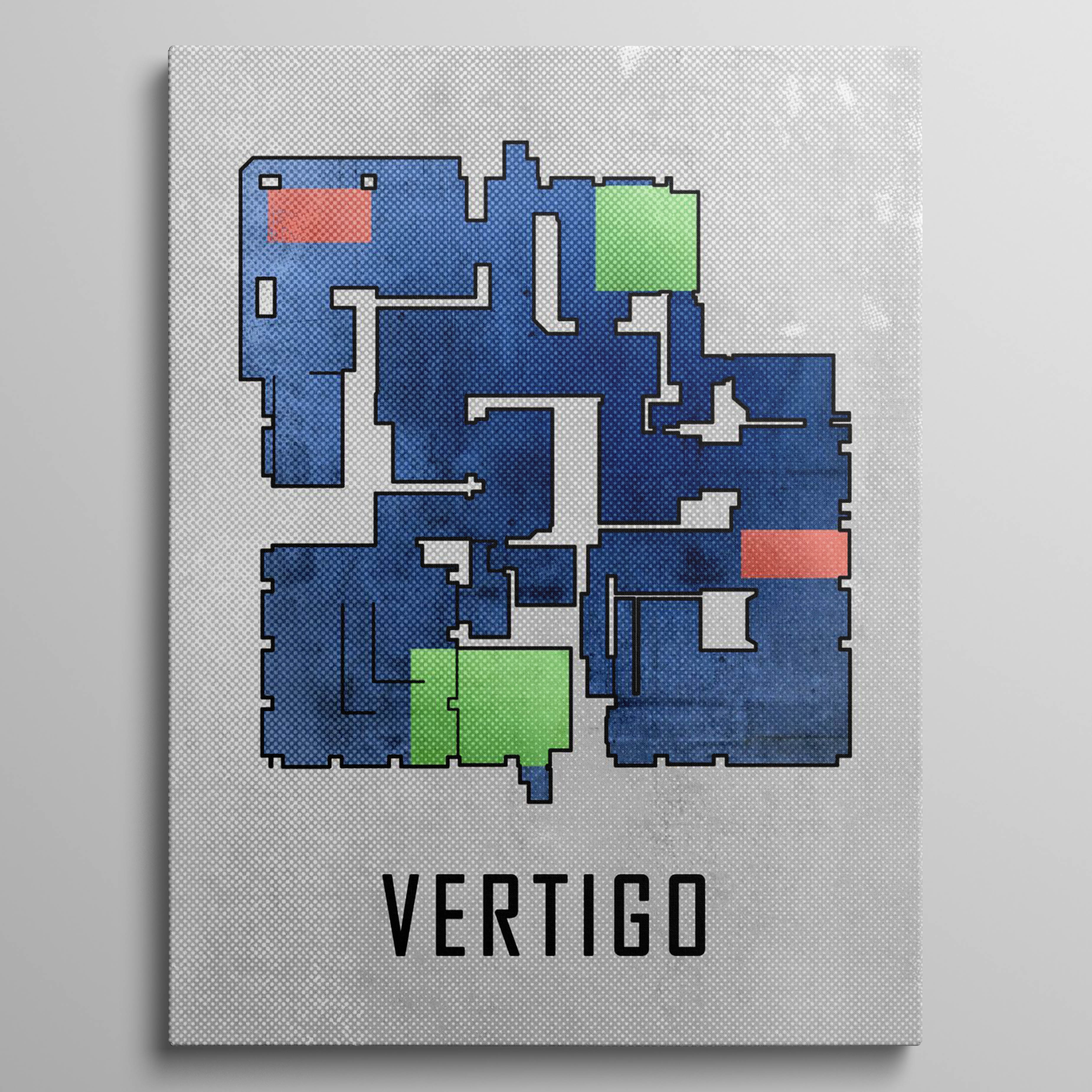 Vertigo White Map