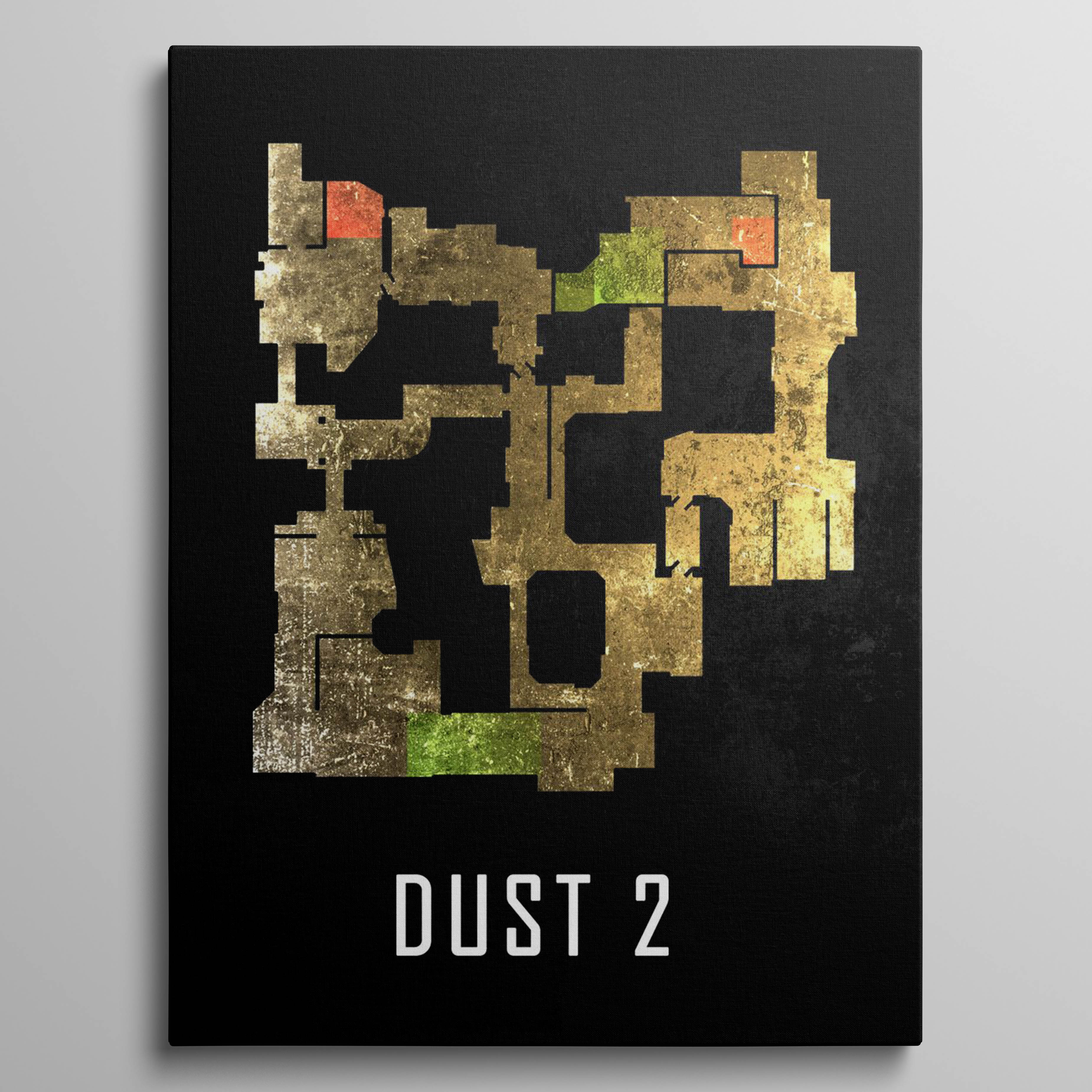 Dust 2 Map Black