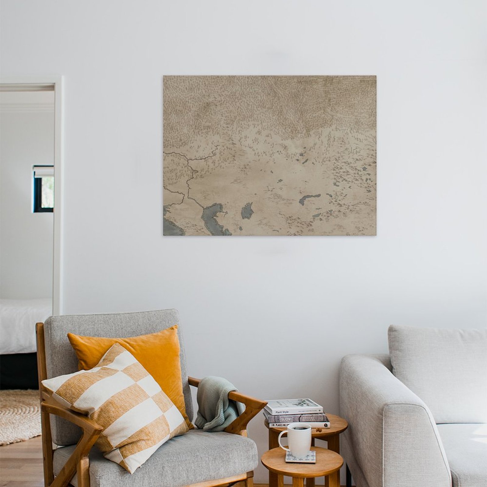 North Asia Clean Map