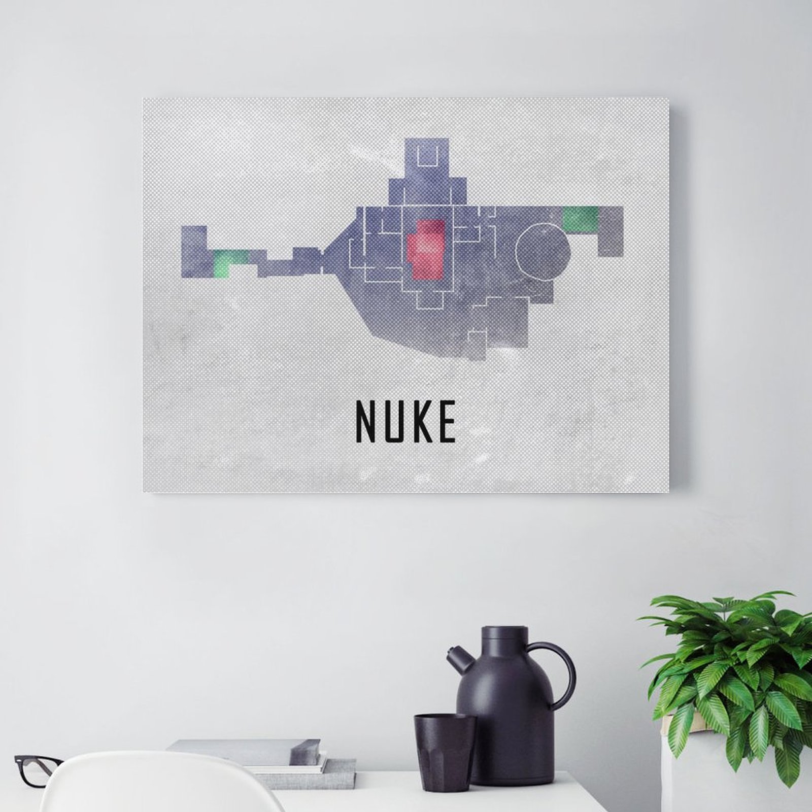 Nuke White Map
