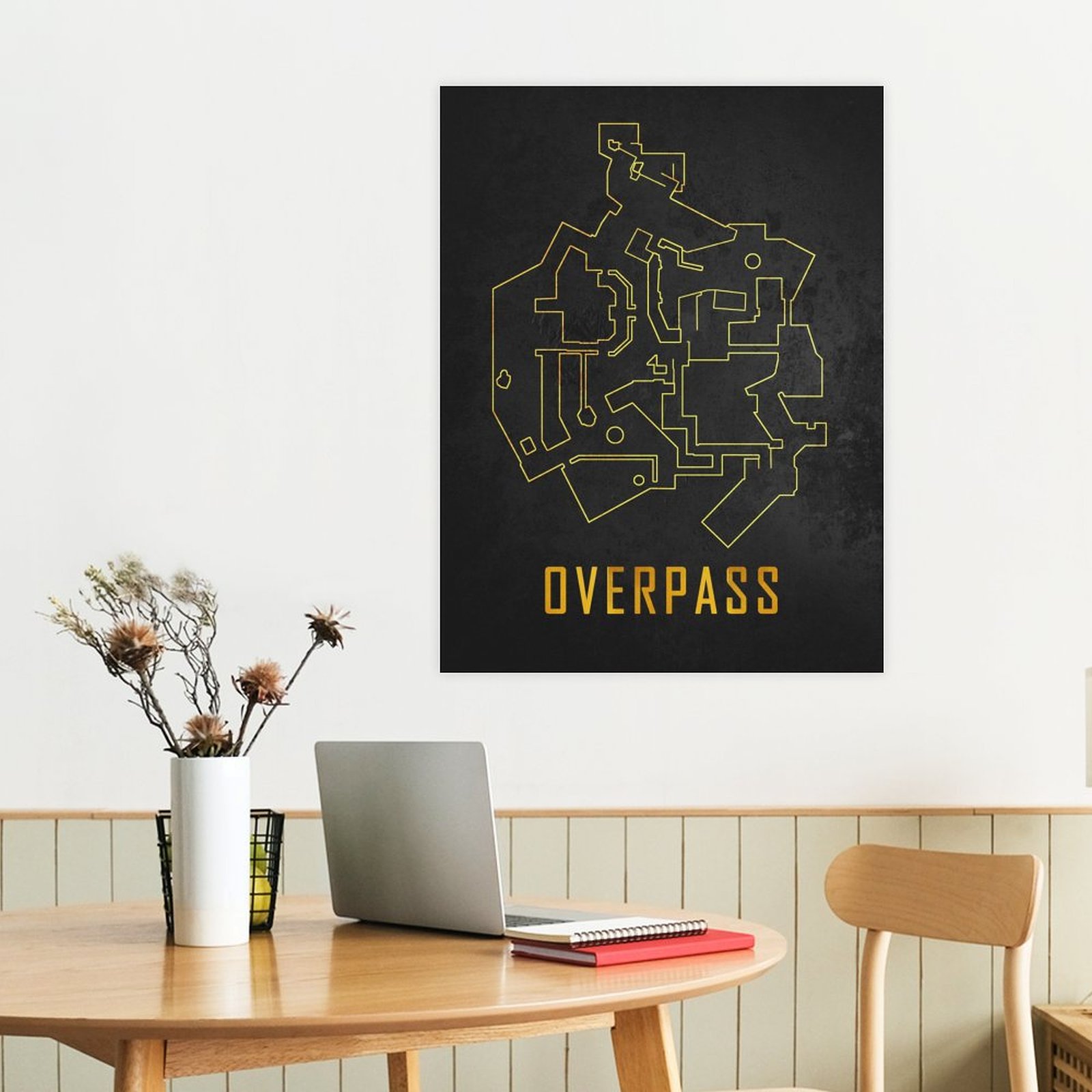 Overpass Map Black Gold