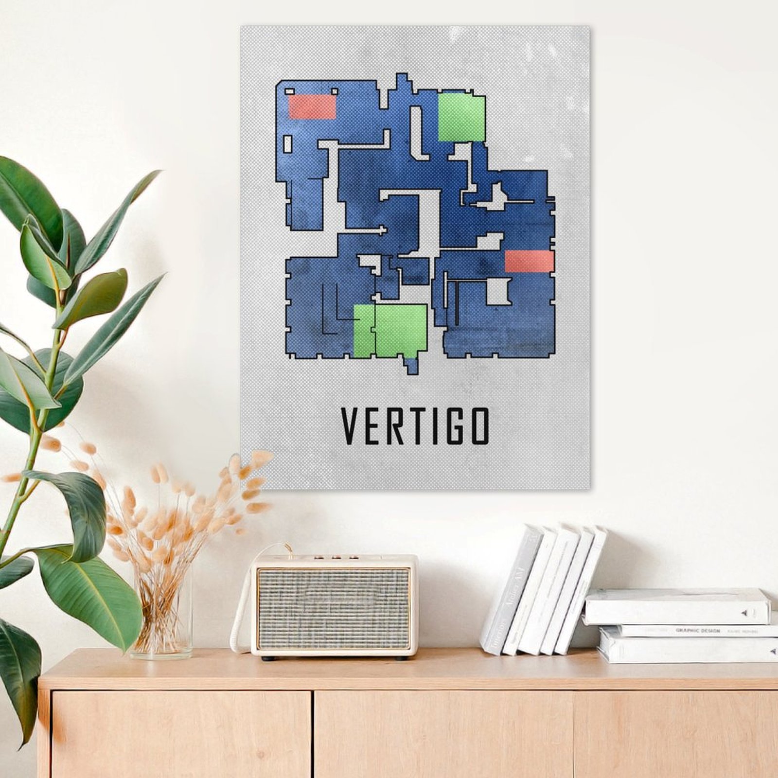 Vertigo White Map