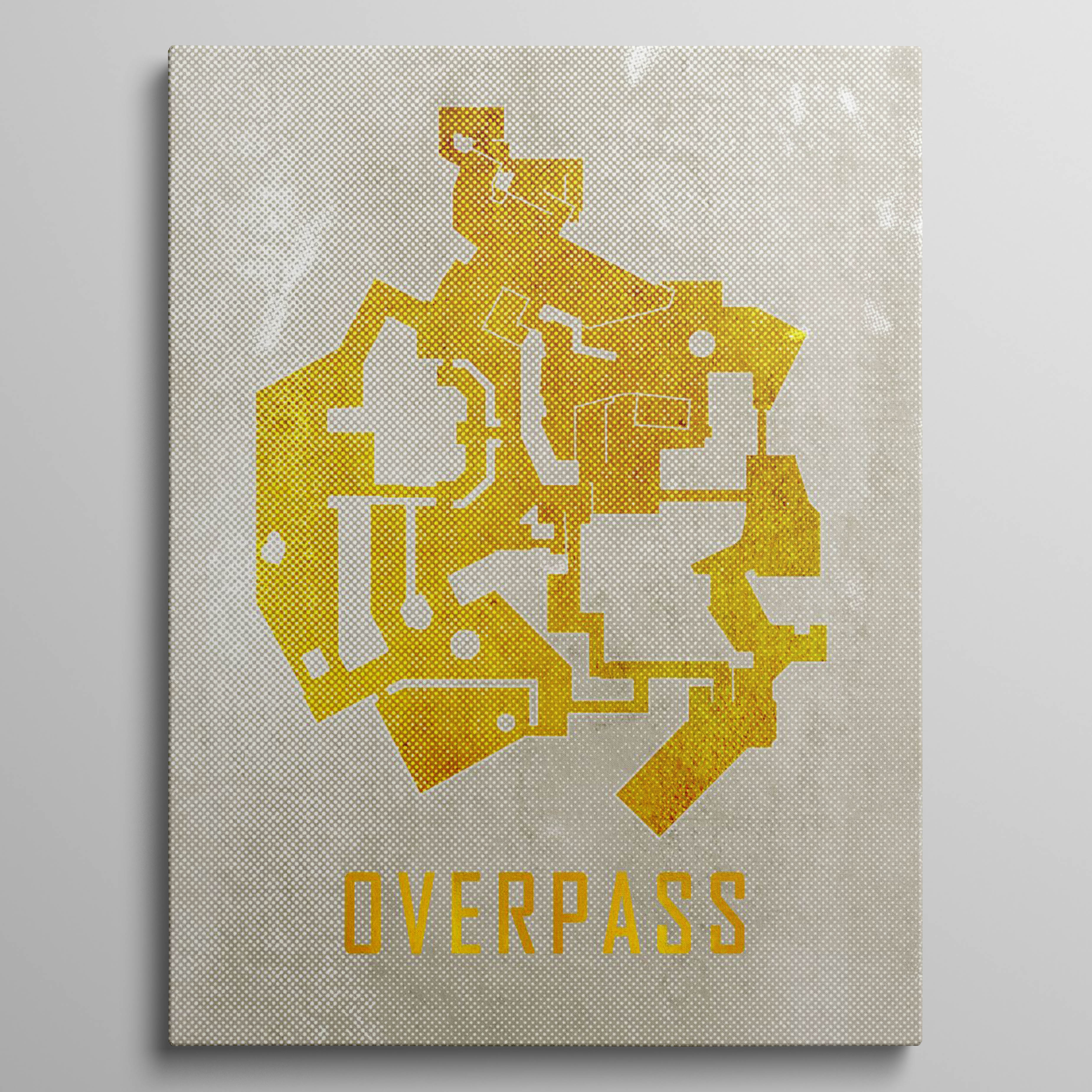 Overpass Map White Gold