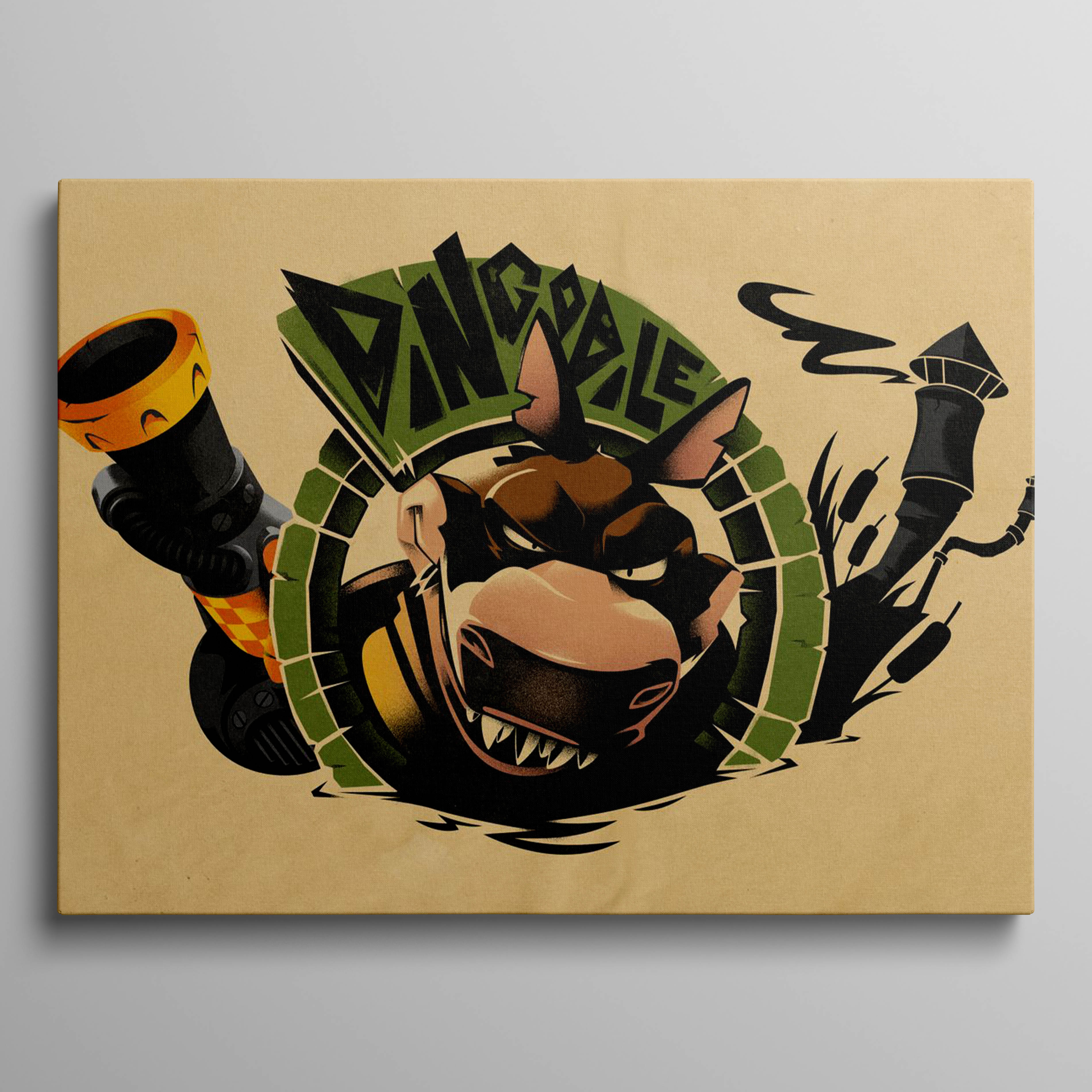 Dingodile Portrait