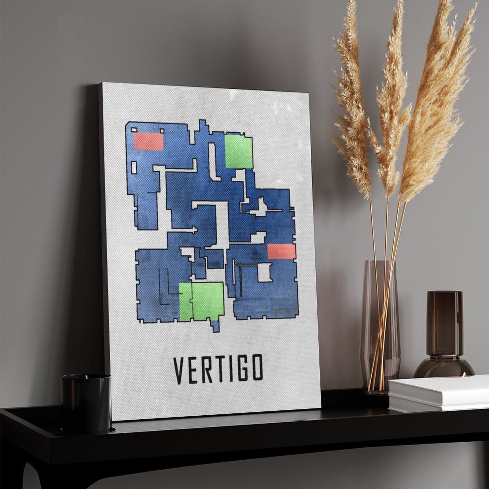 Vertigo White Map