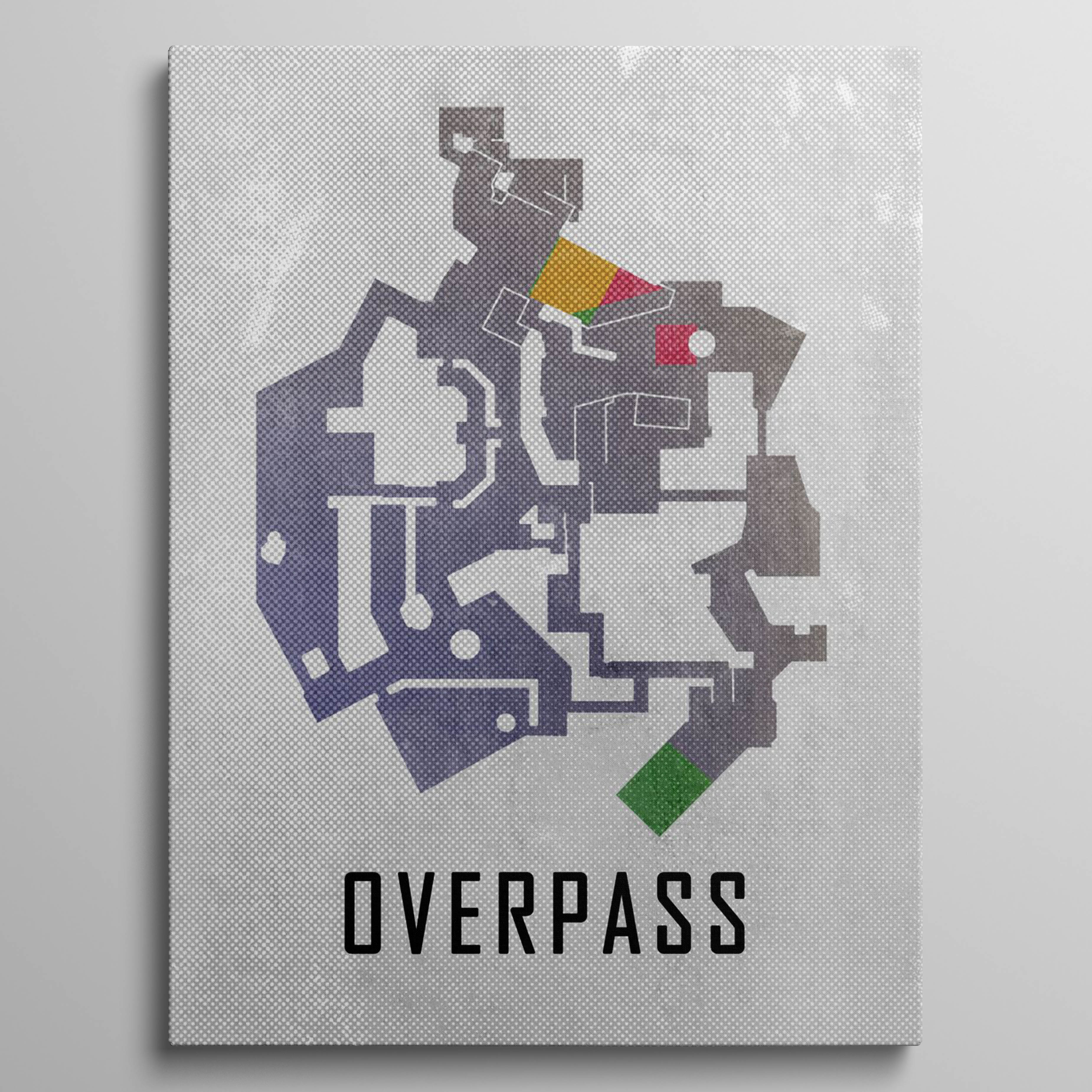 Overpass Map White