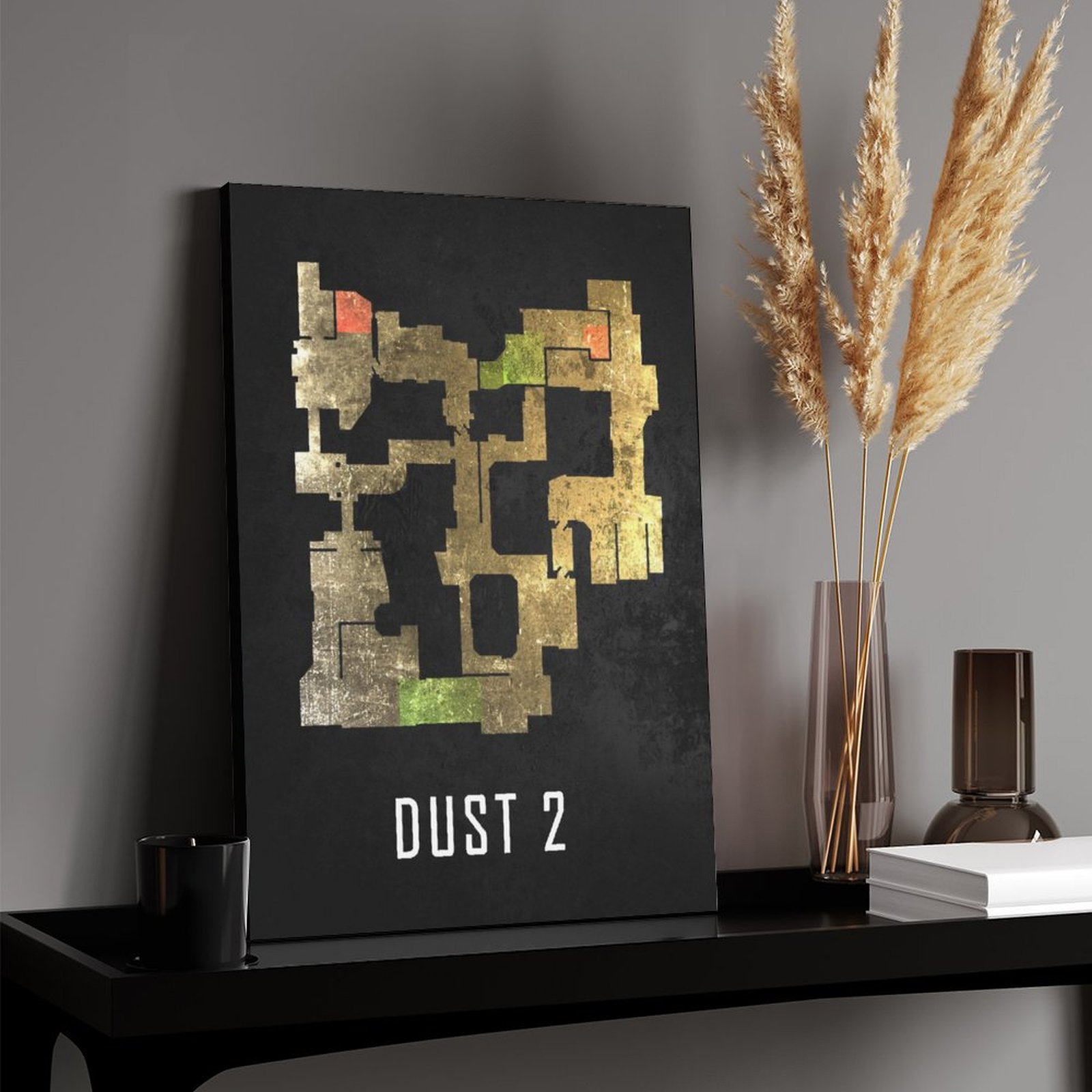 Dust 2 Map Black