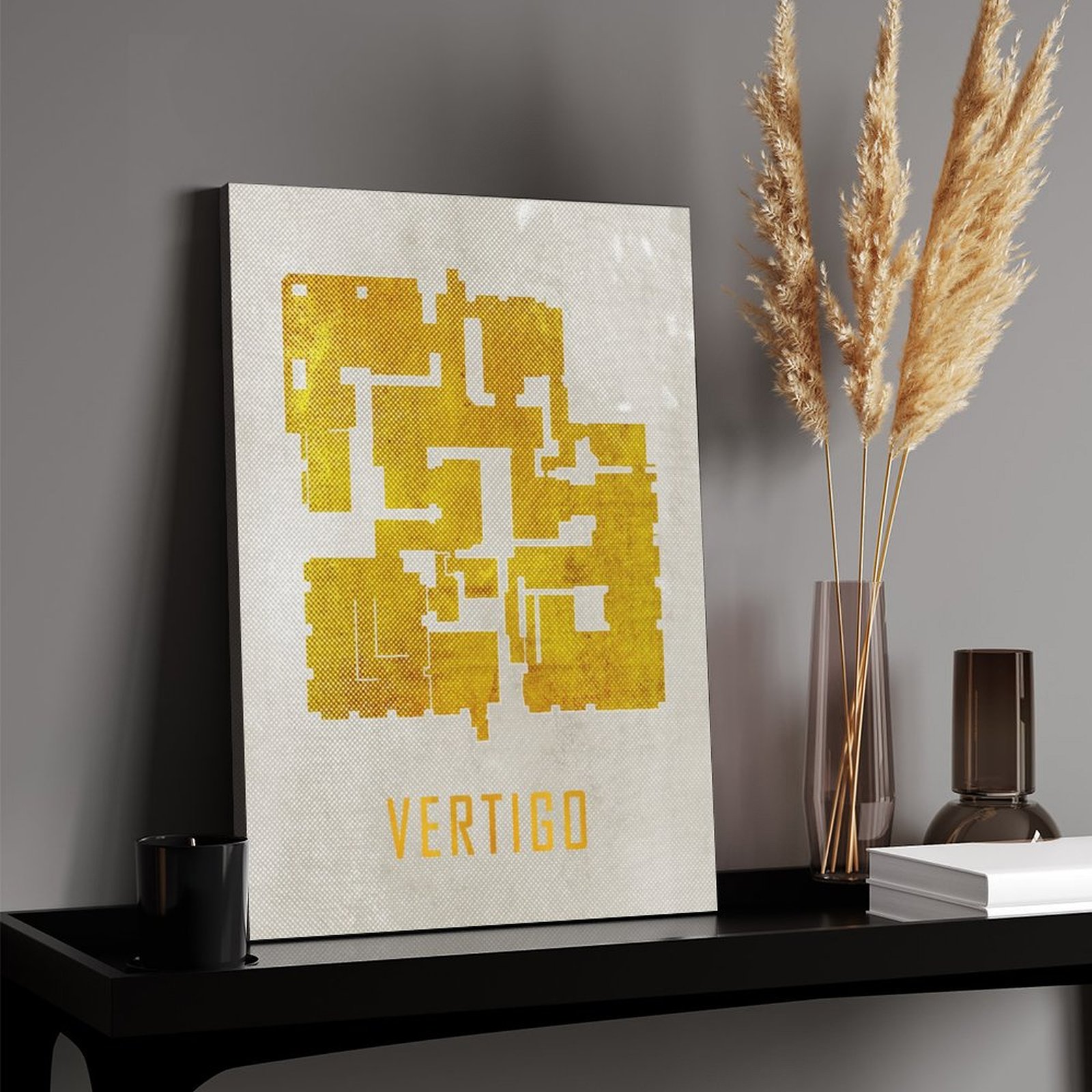 Vertigo Map White And Gold