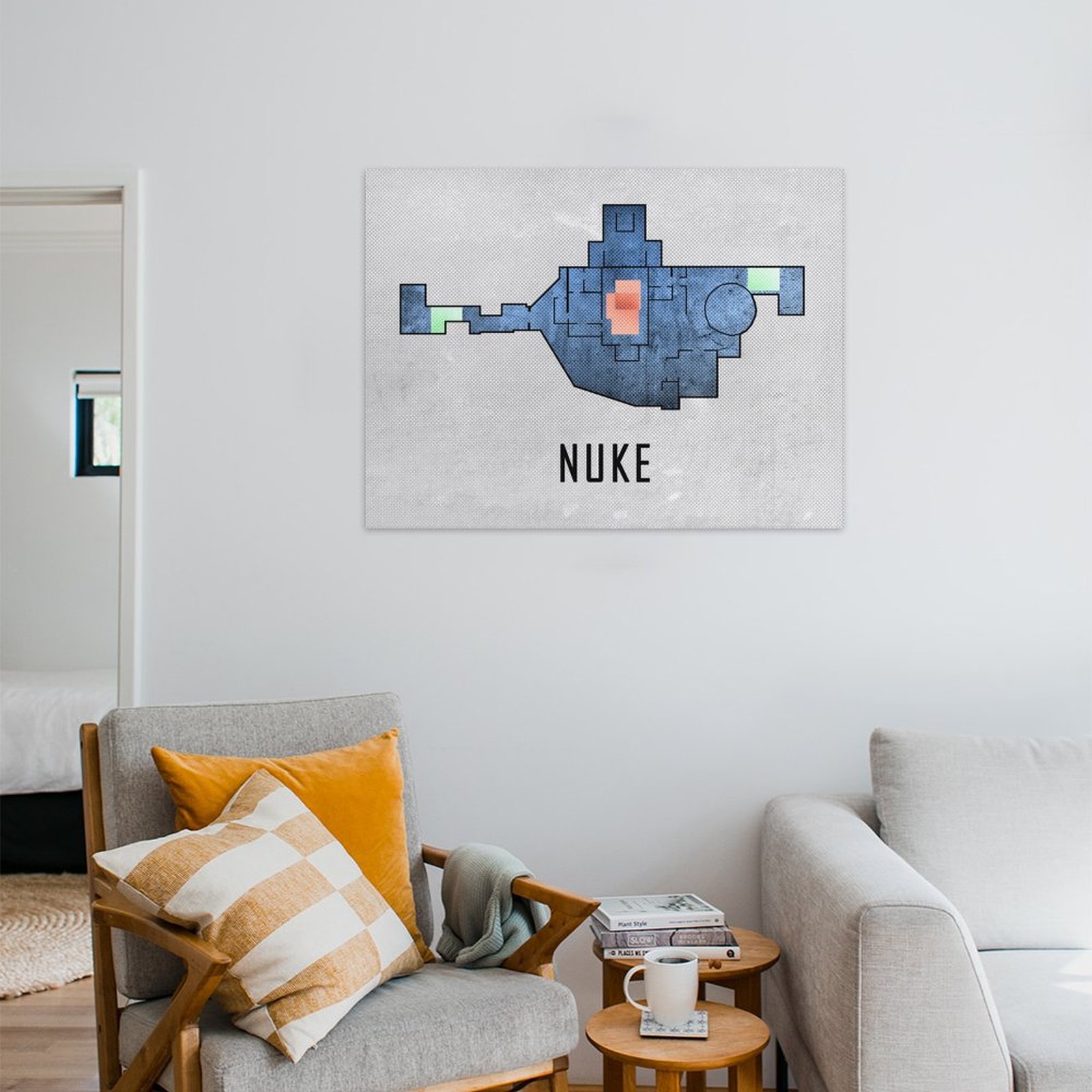 Nuke Map White