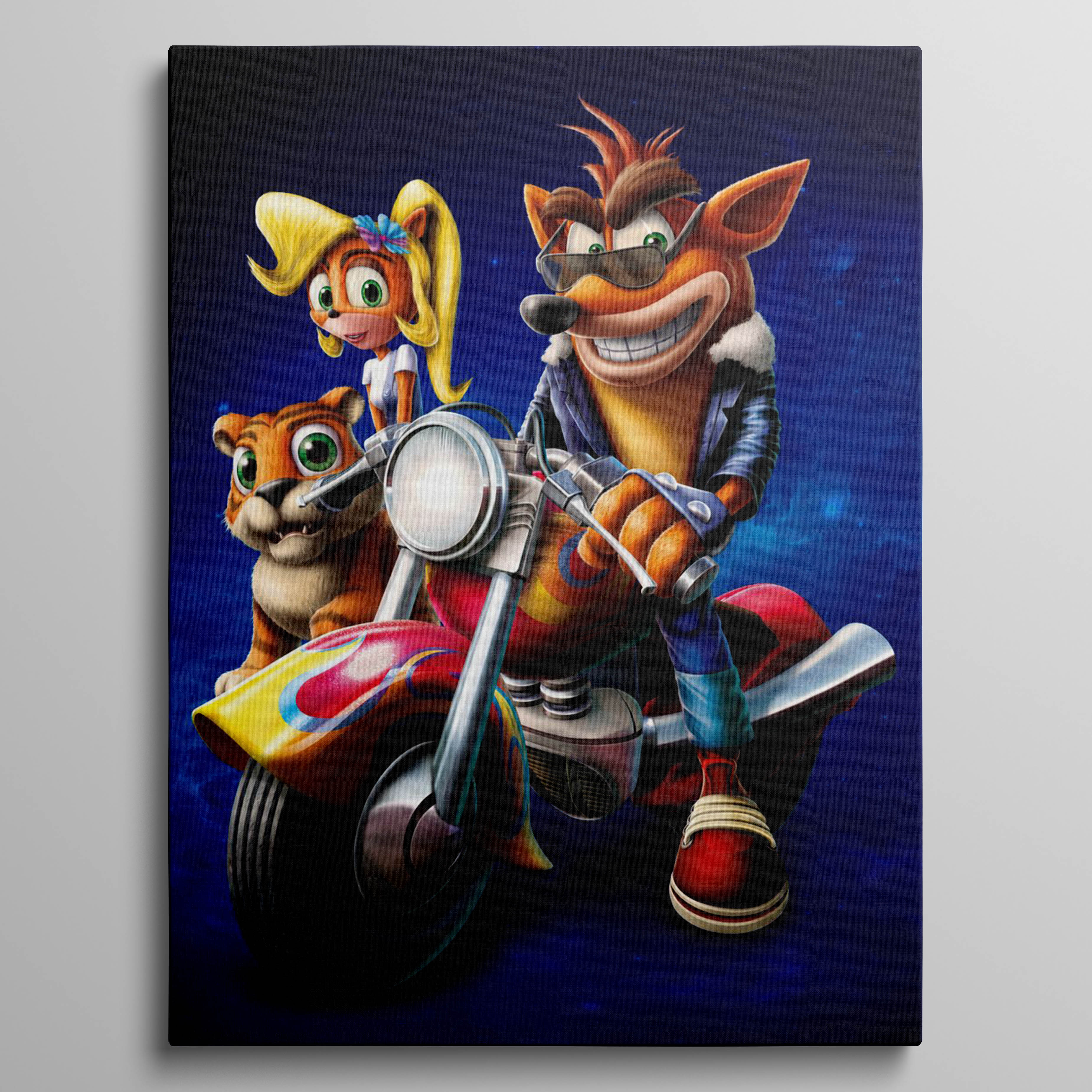 Crash's motorcycle