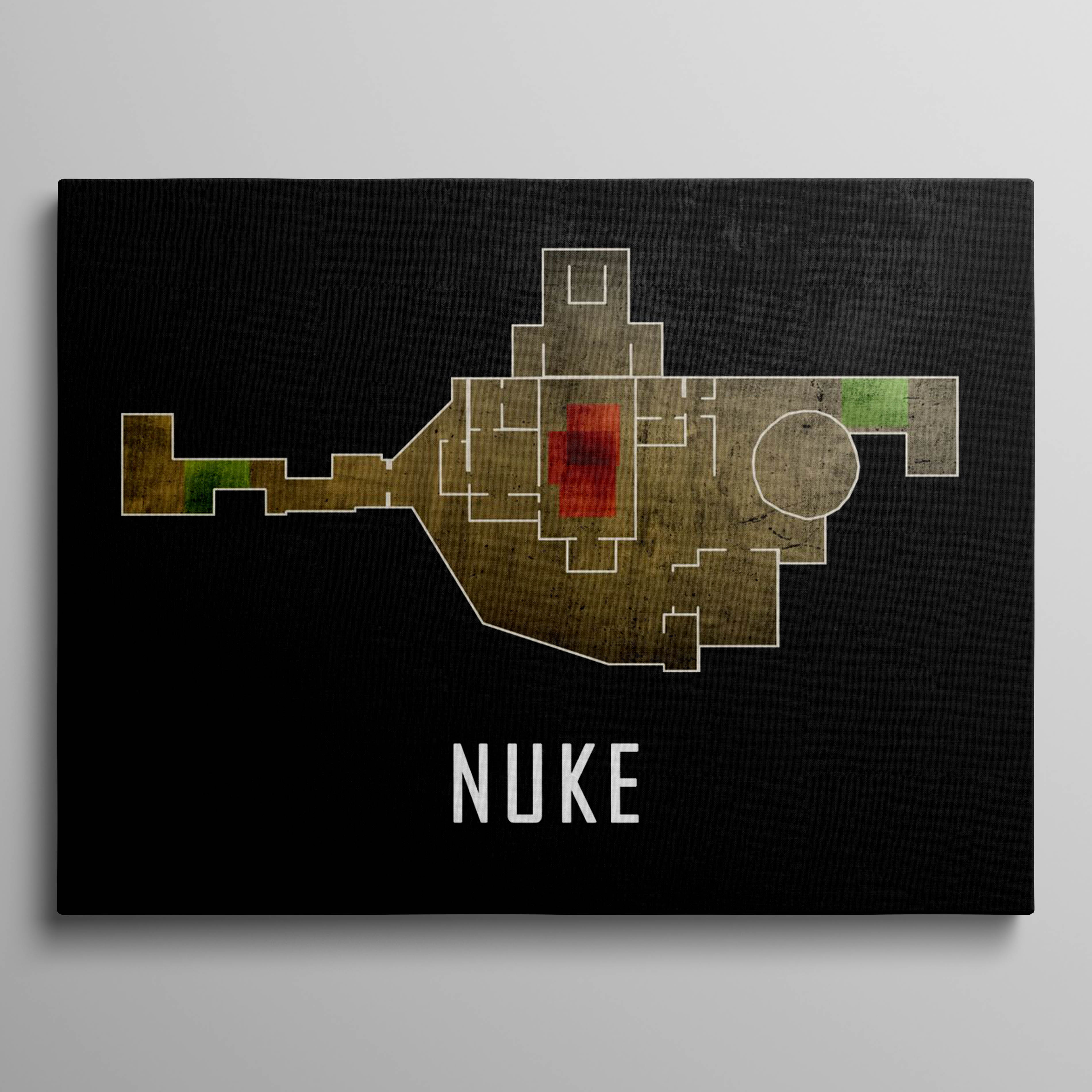 Nuke Map Black