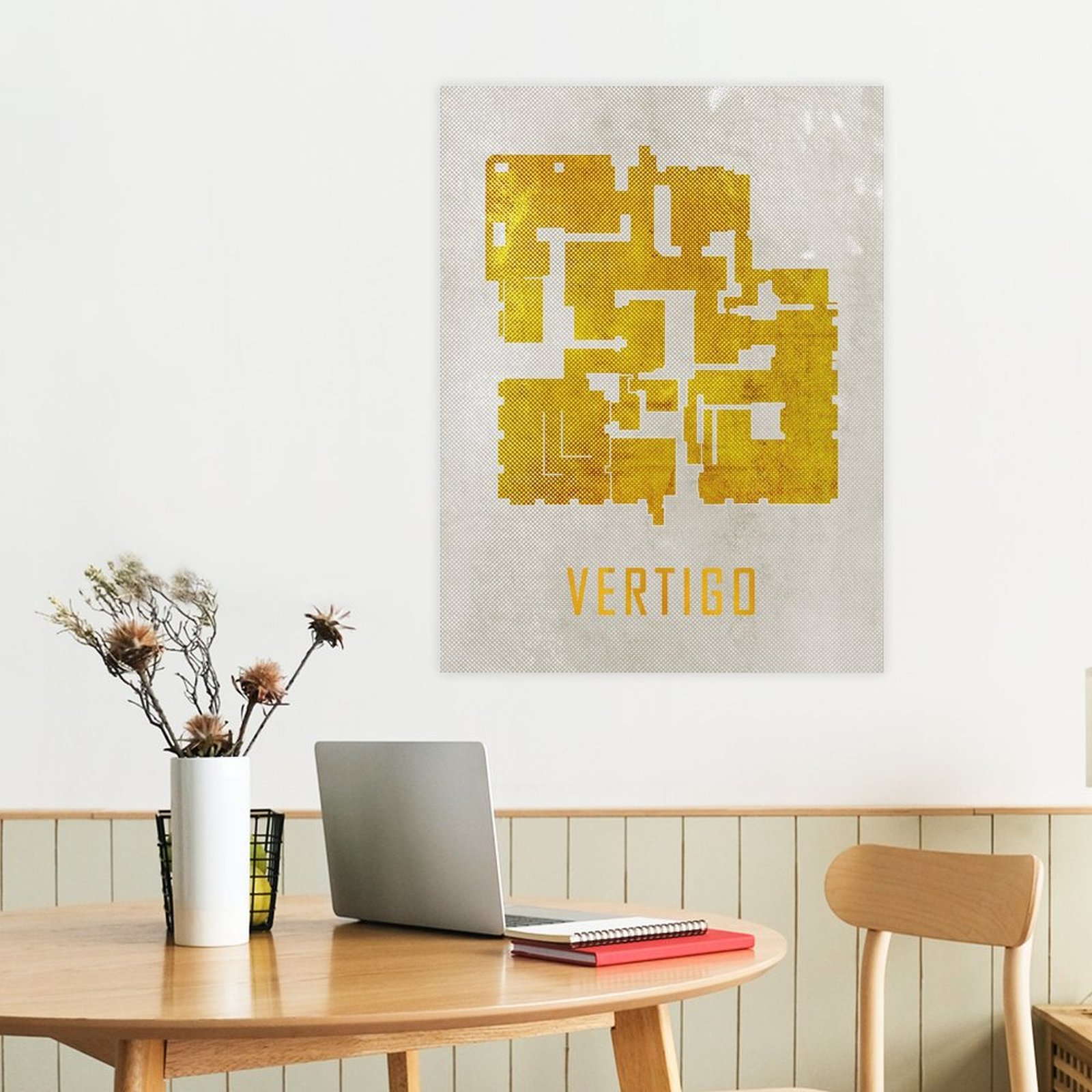 Vertigo Map White And Gold