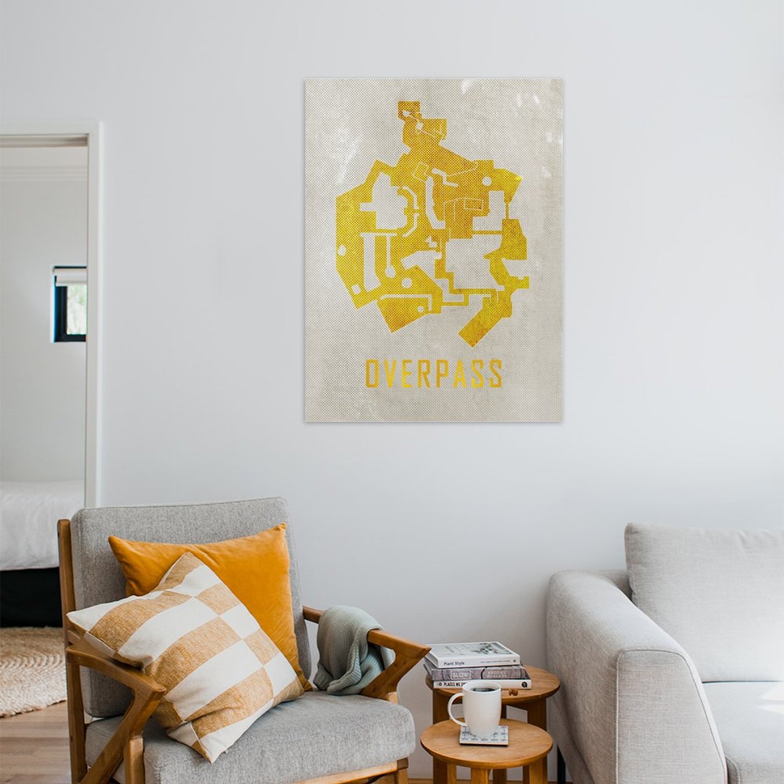 Overpass Map White Gold