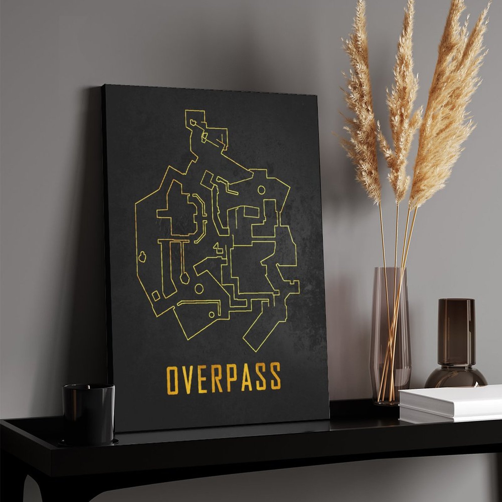 Overpass Map Black Gold