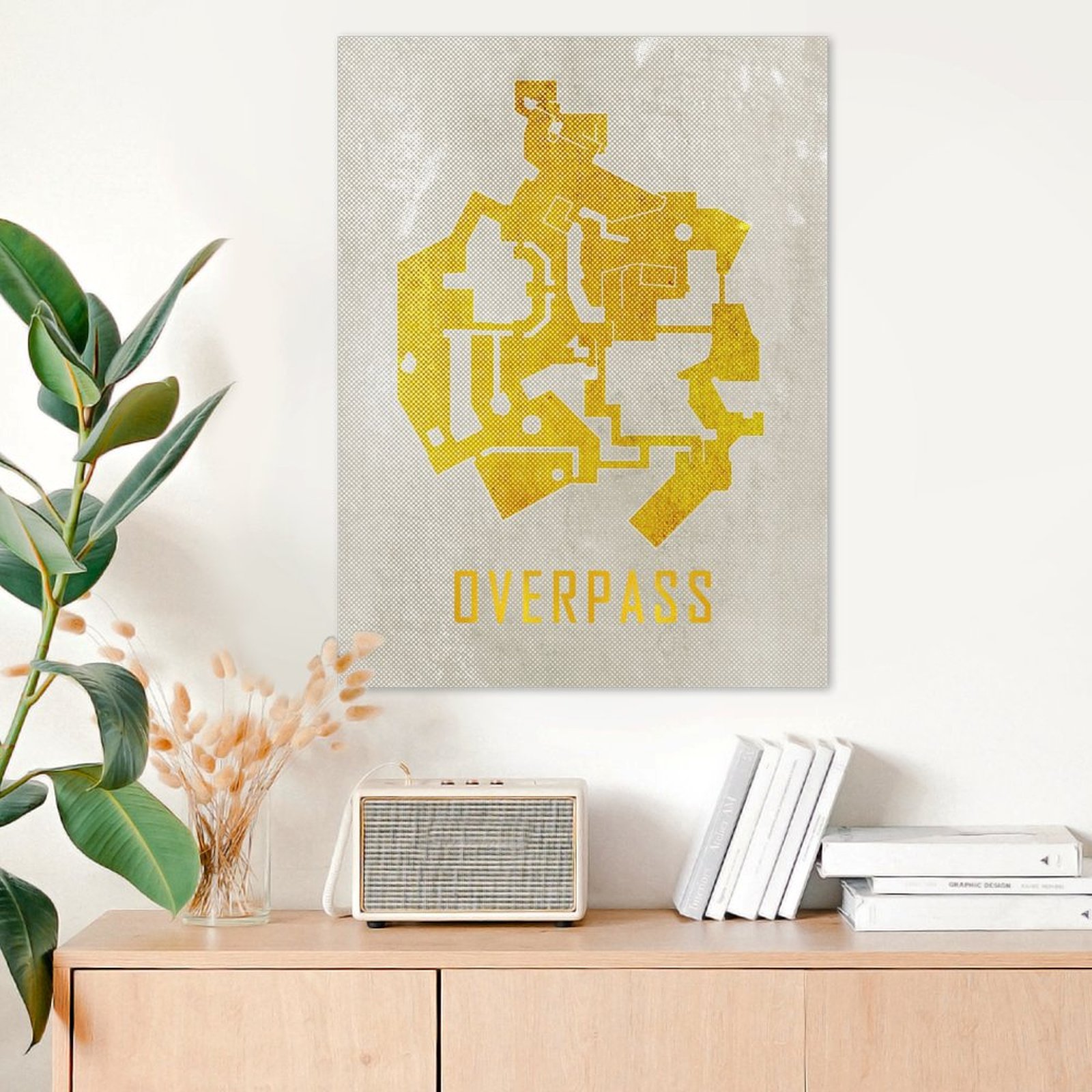 Overpass Map White Gold