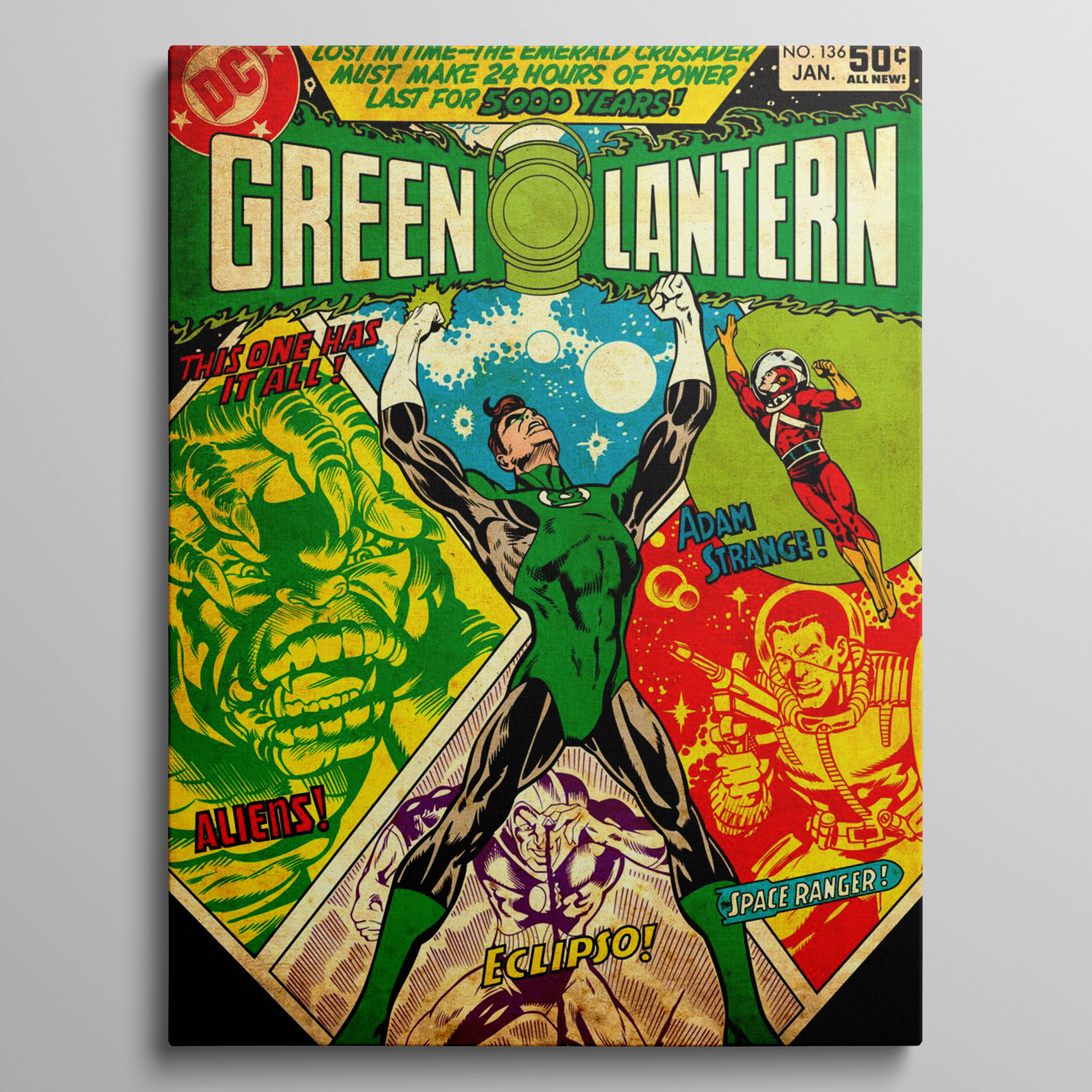 Green Lantern 136 by Dick Giordano and Rich Buckler and Joe Staton and Frank McLaughlin and Dave Cockrum