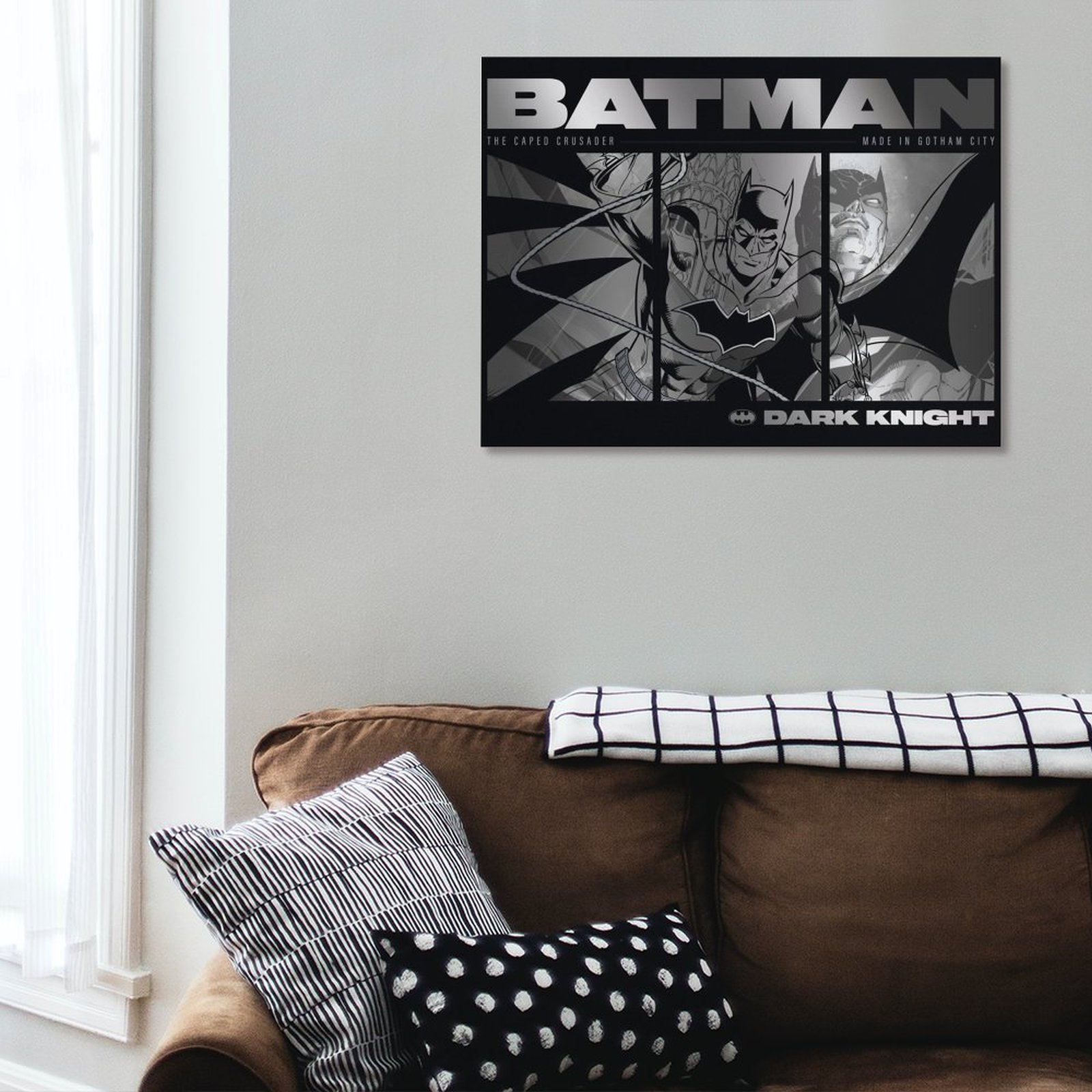 Batman in grey