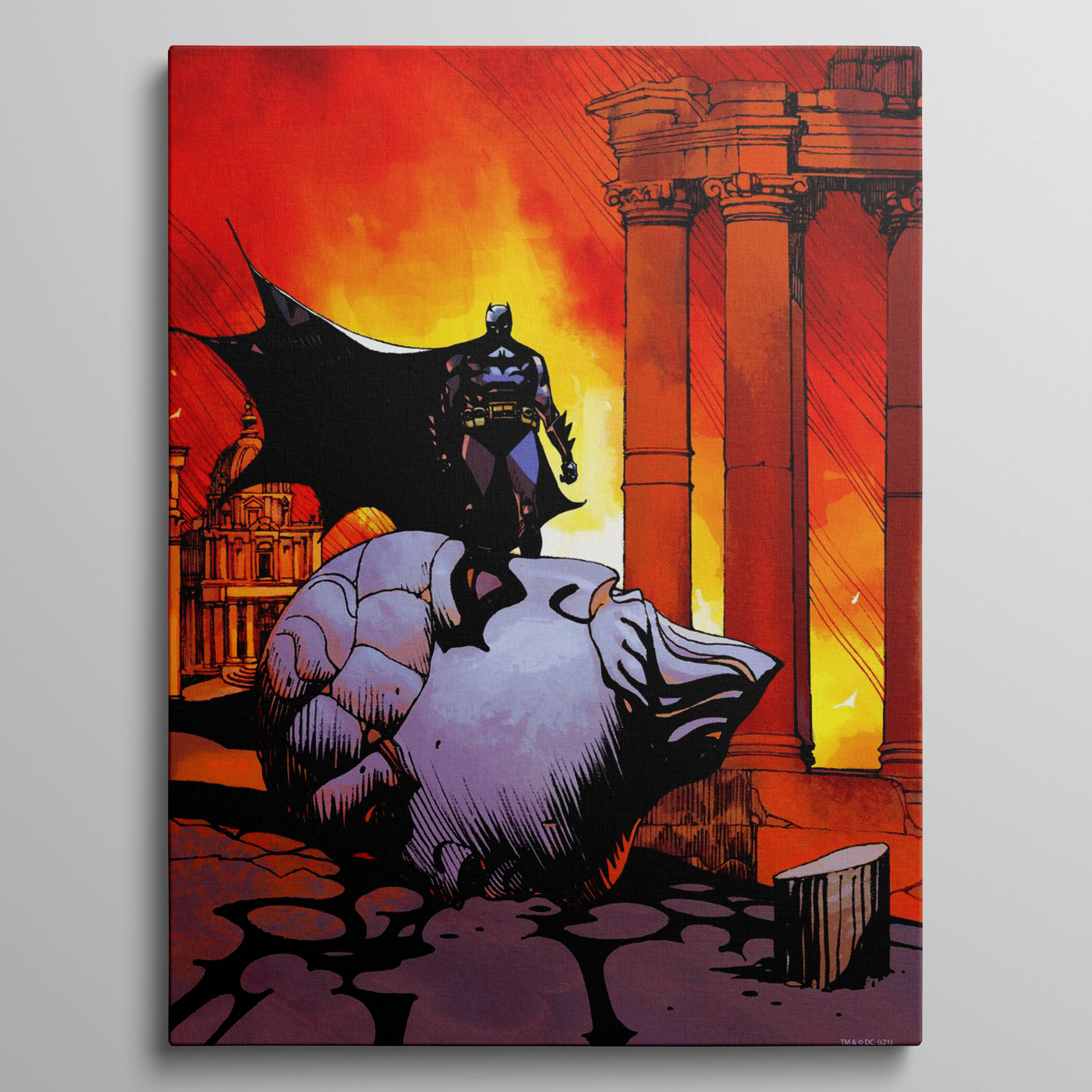 Batman The World Illustration Italy
