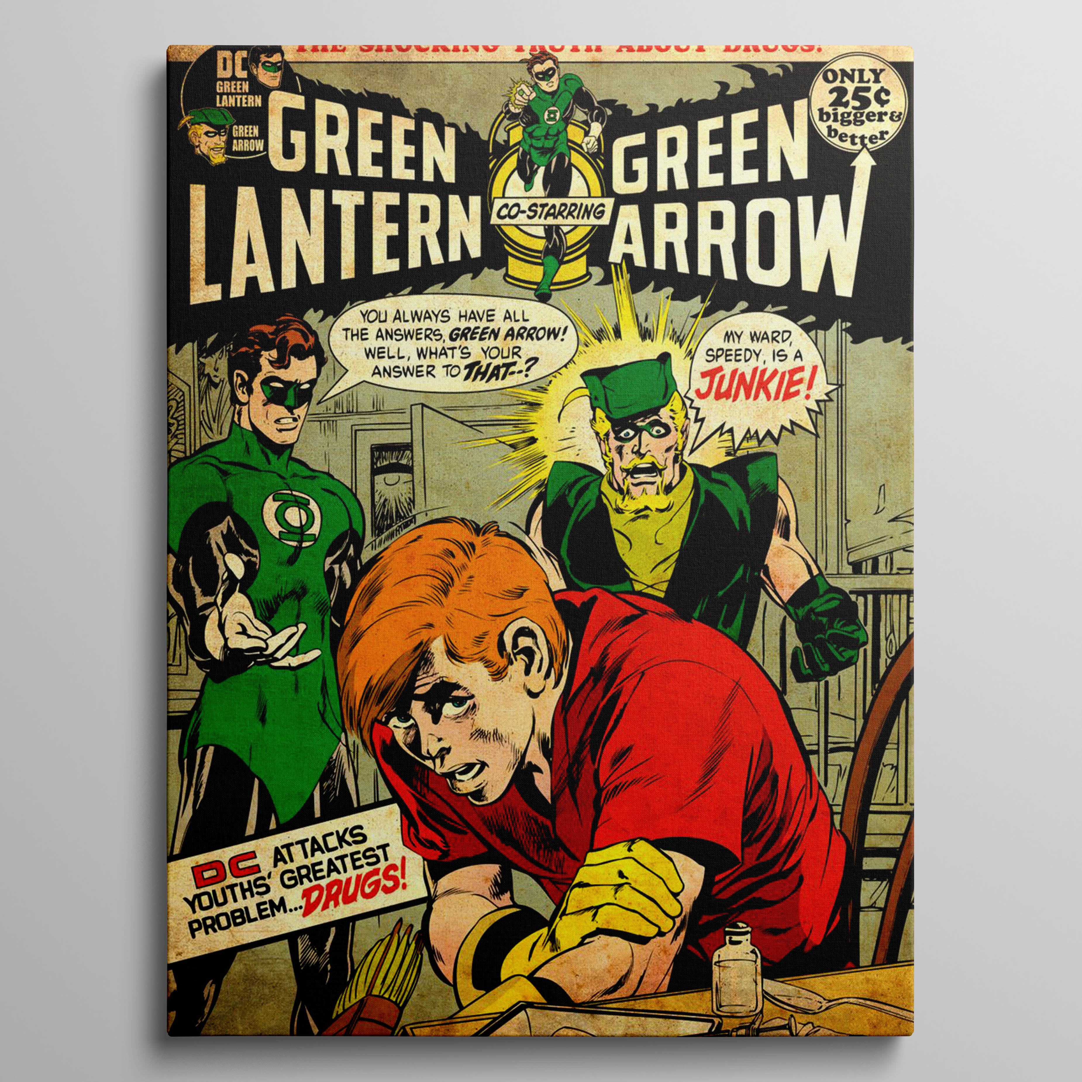 Green Lantern co-starring Green Arrow Junkie by Neal Adams and Dick Giordano