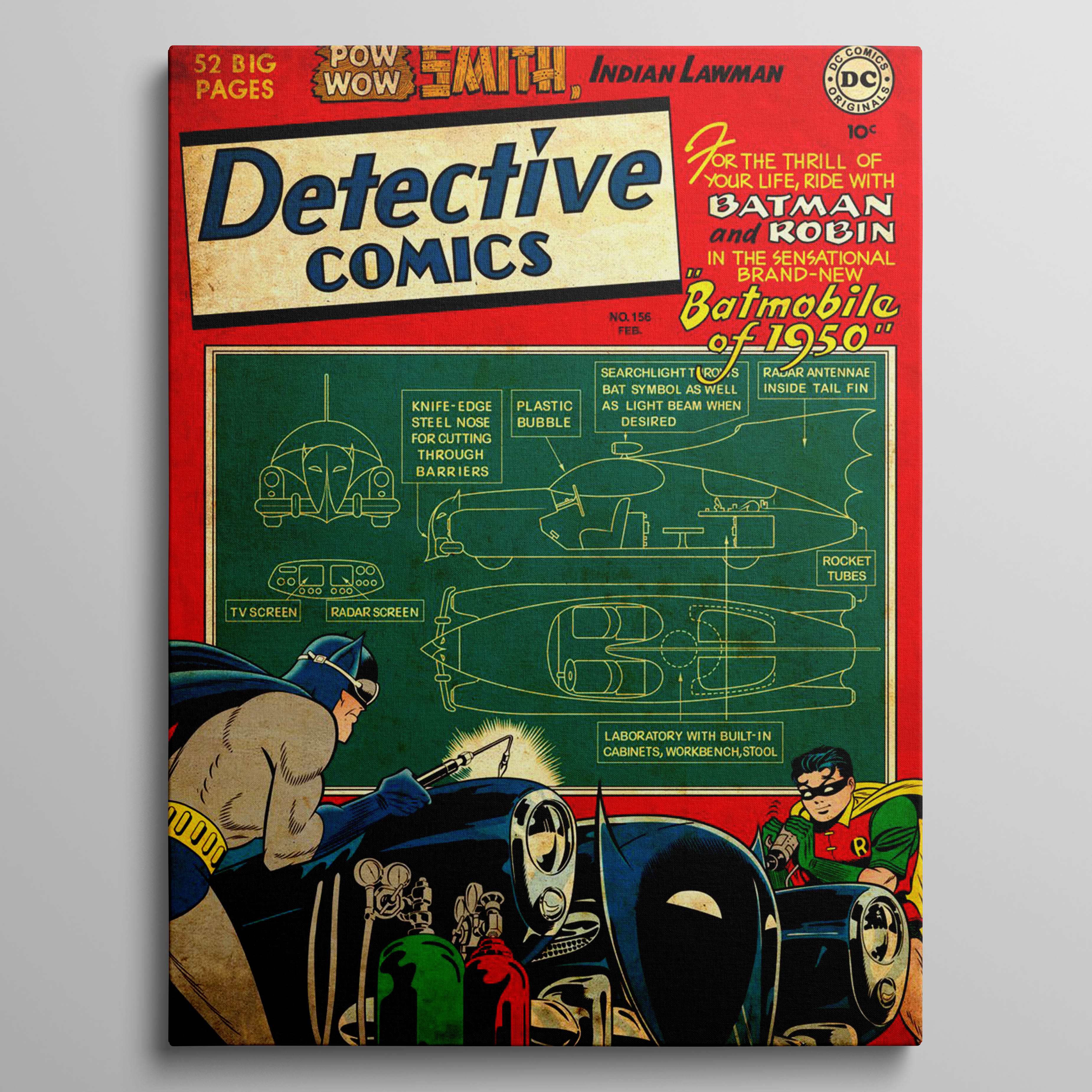 Detective Comics Batman and Robin 156 by Dick Sprang