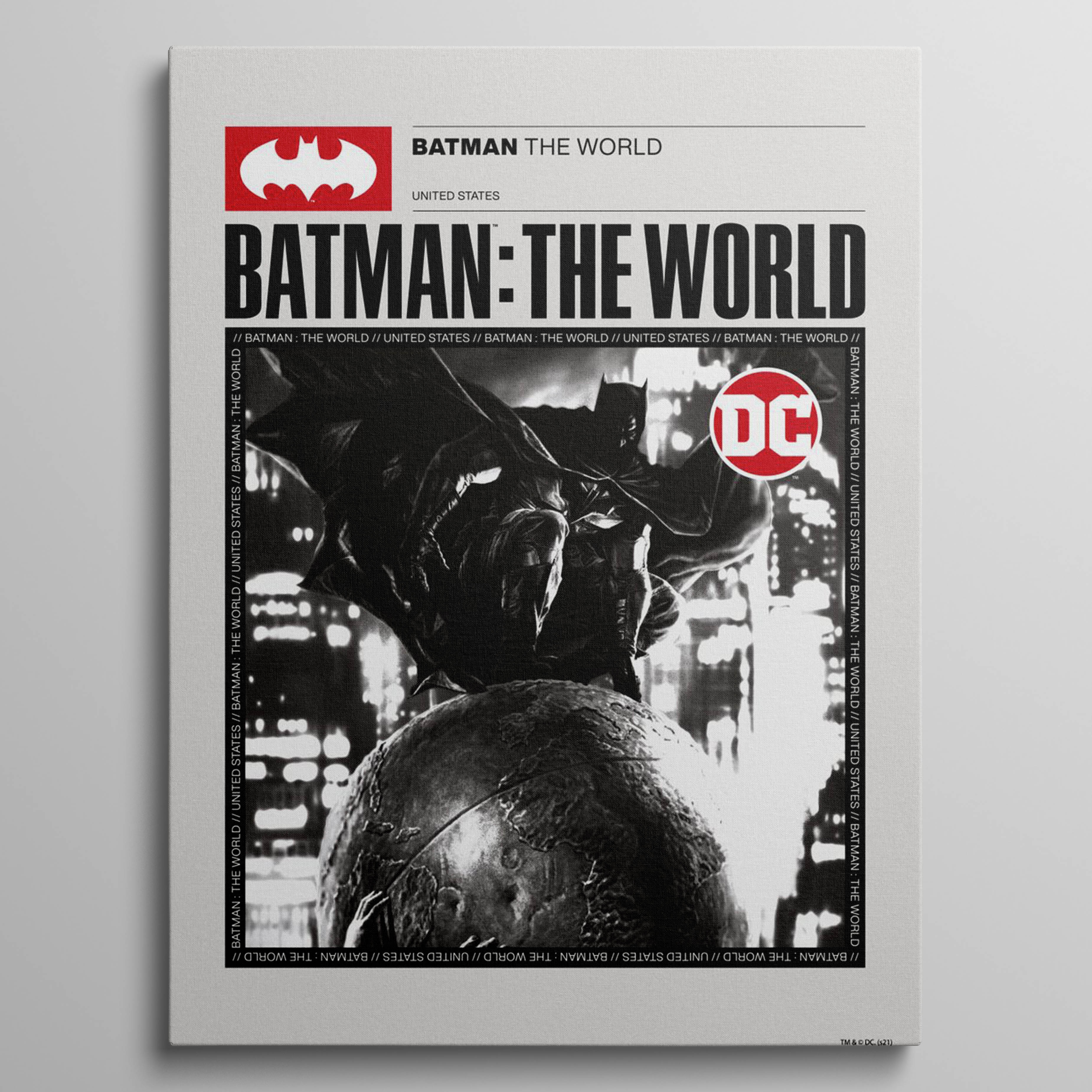 Batman The World BW United States