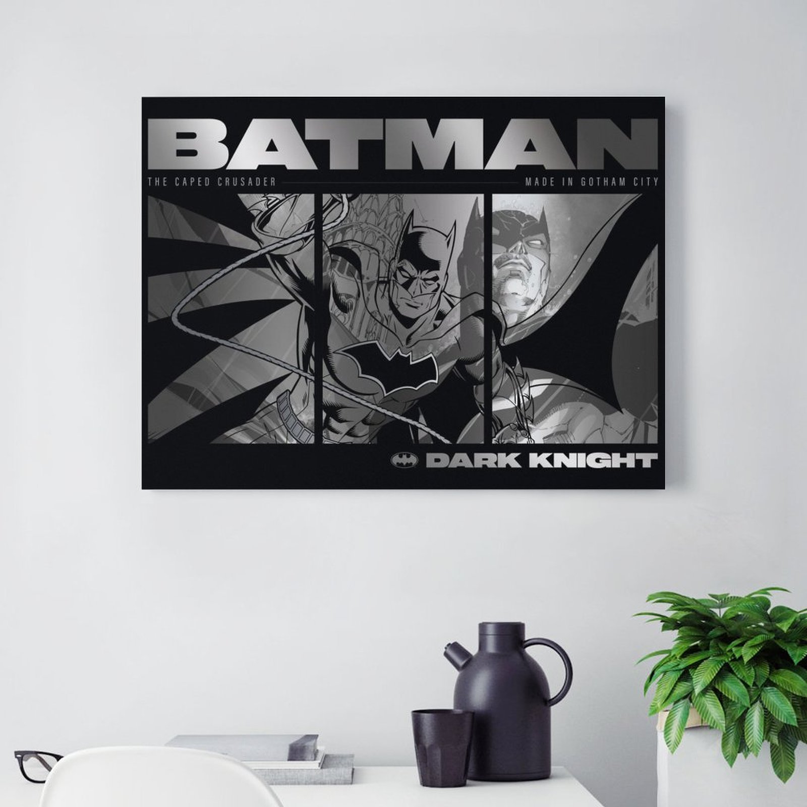 Batman in grey