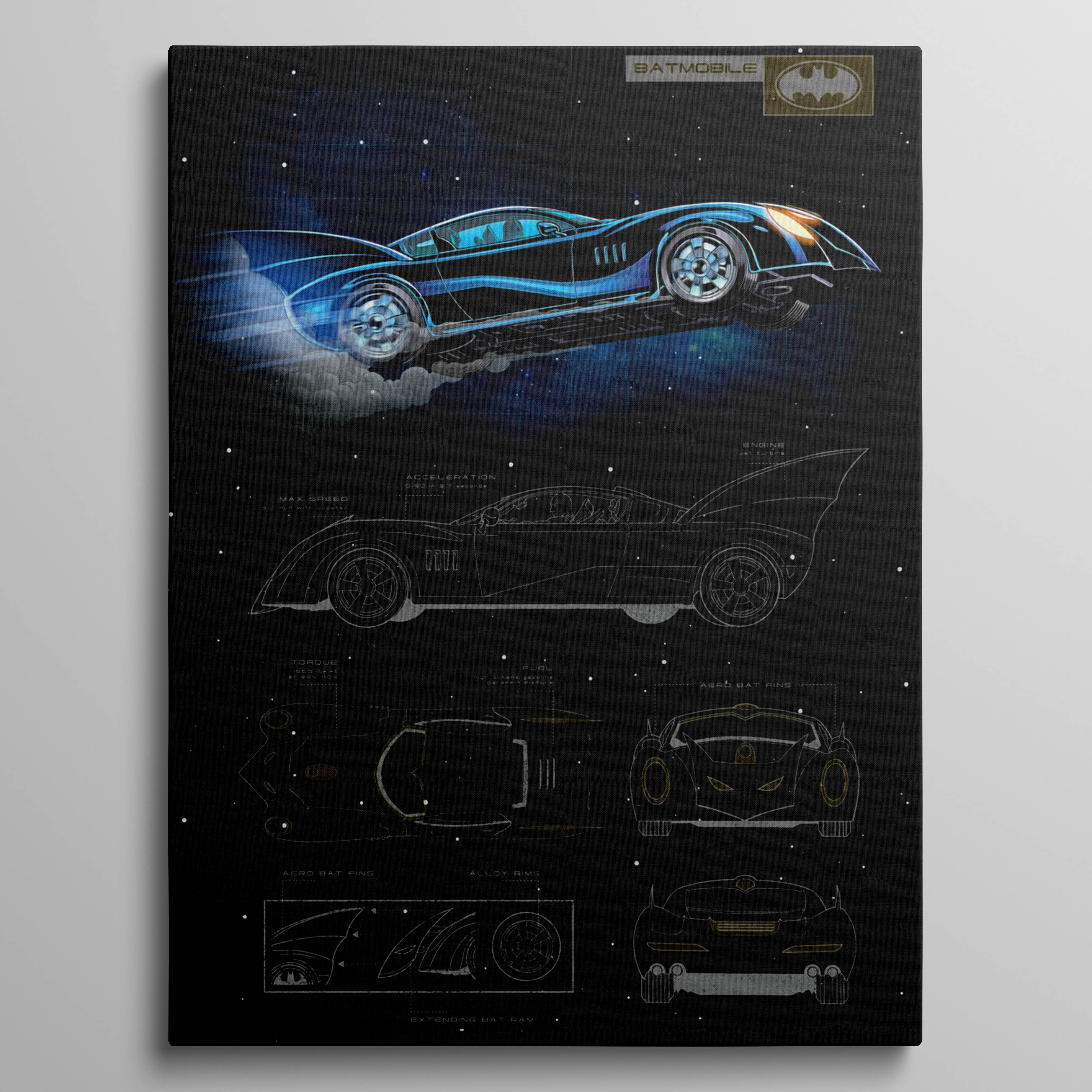 Batmobile Blueprint