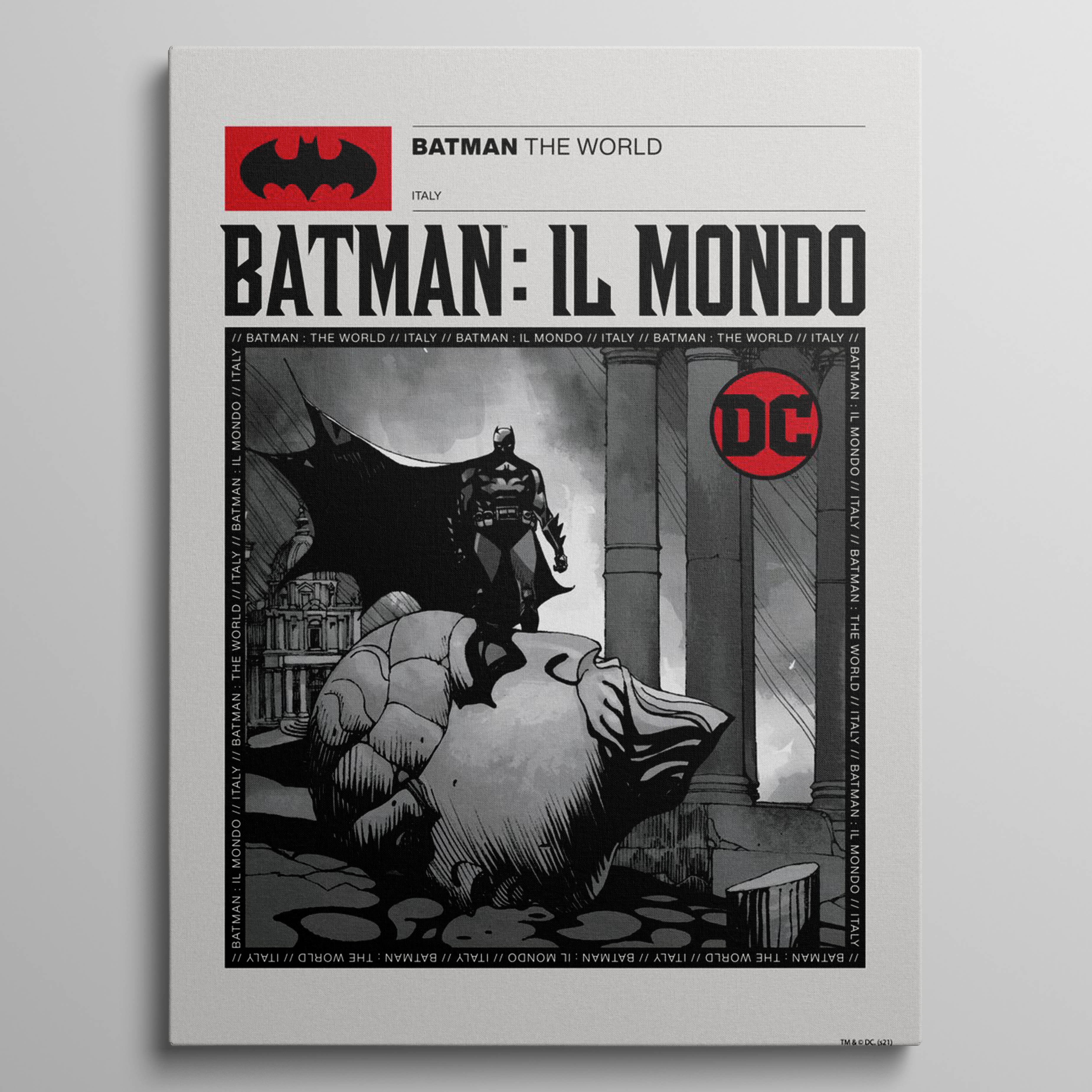 Batman The World BW Italy