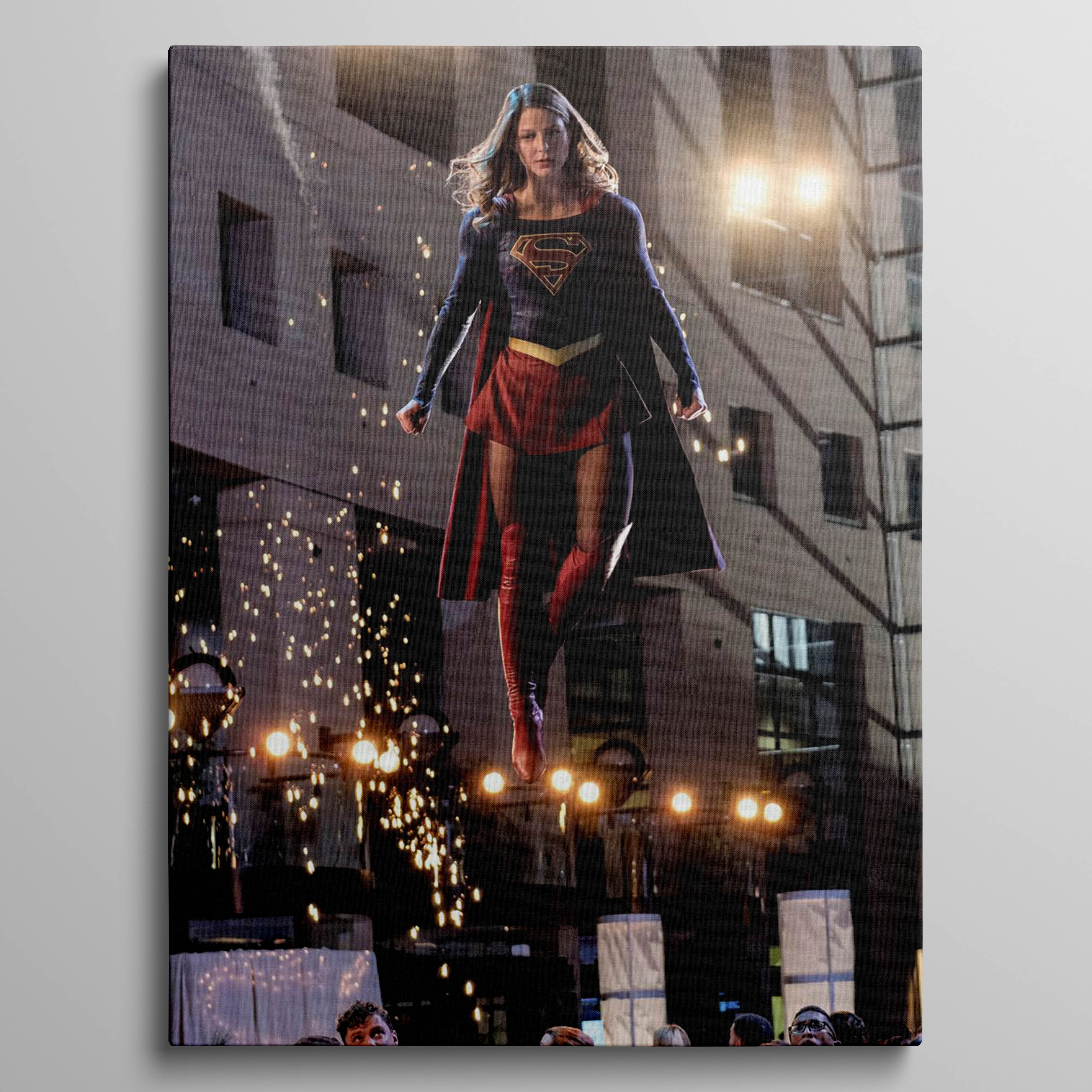 Flying Supergirl