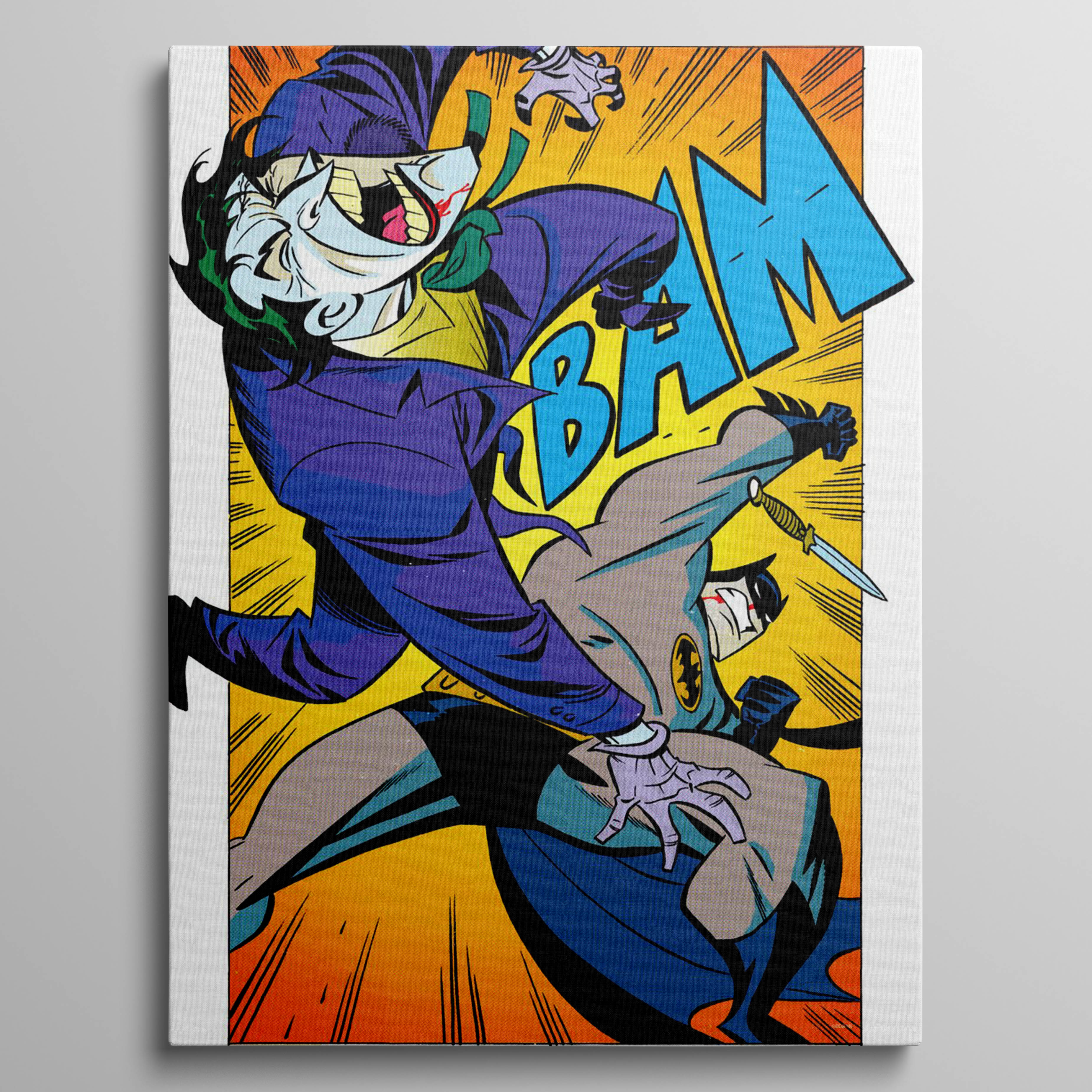 Bat punch by Bruce Timm