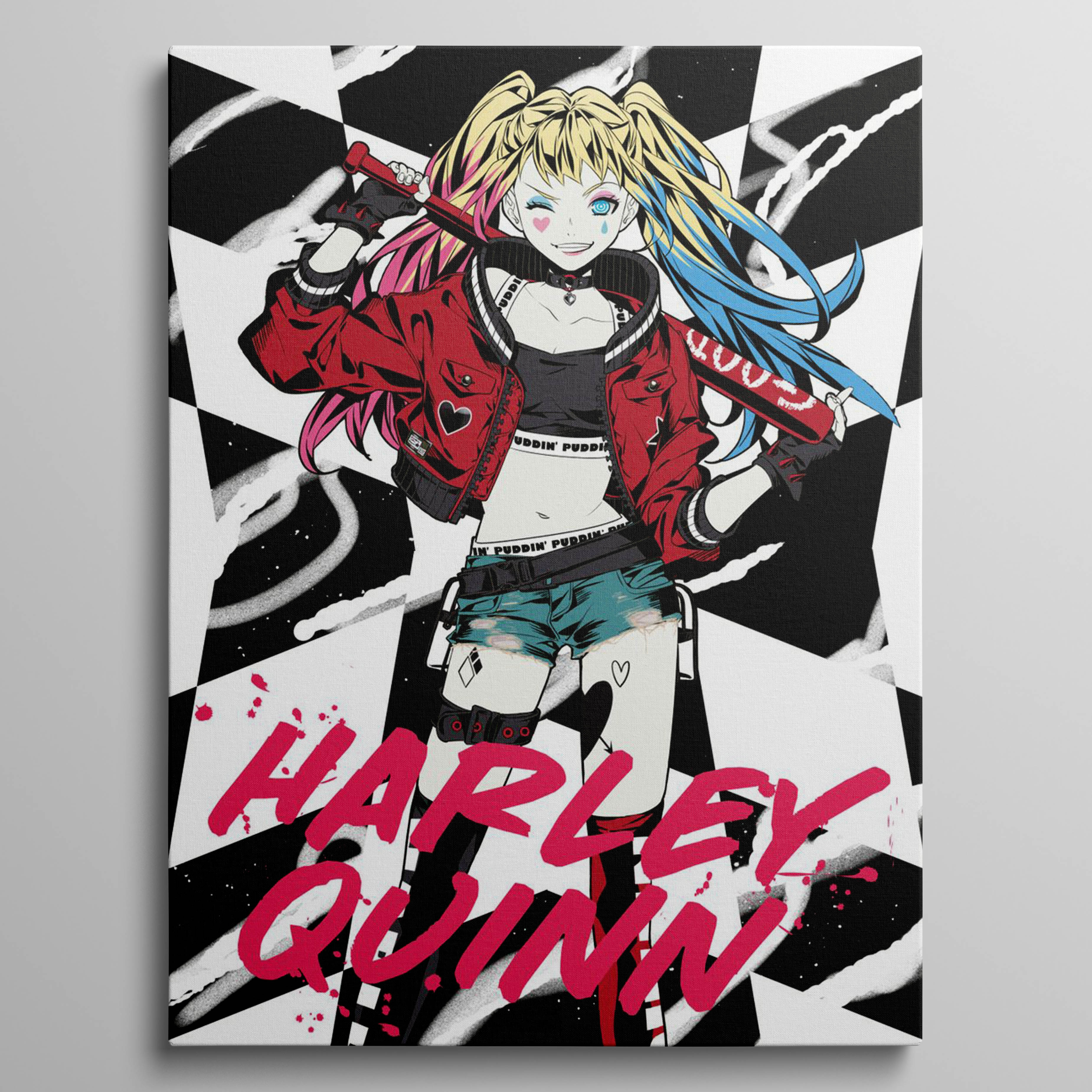 Harley with baseball bat