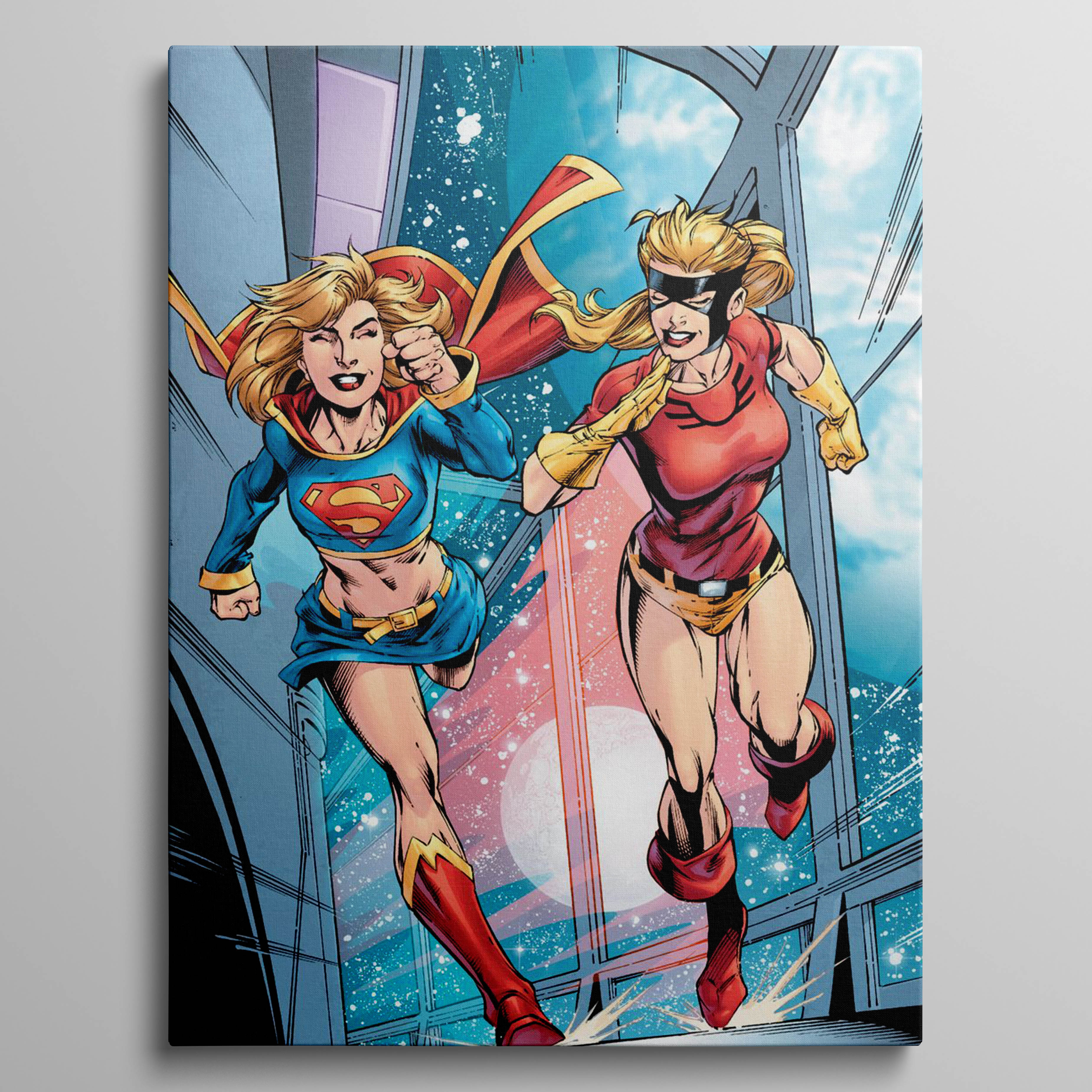 Supergirl and Jesse Quick