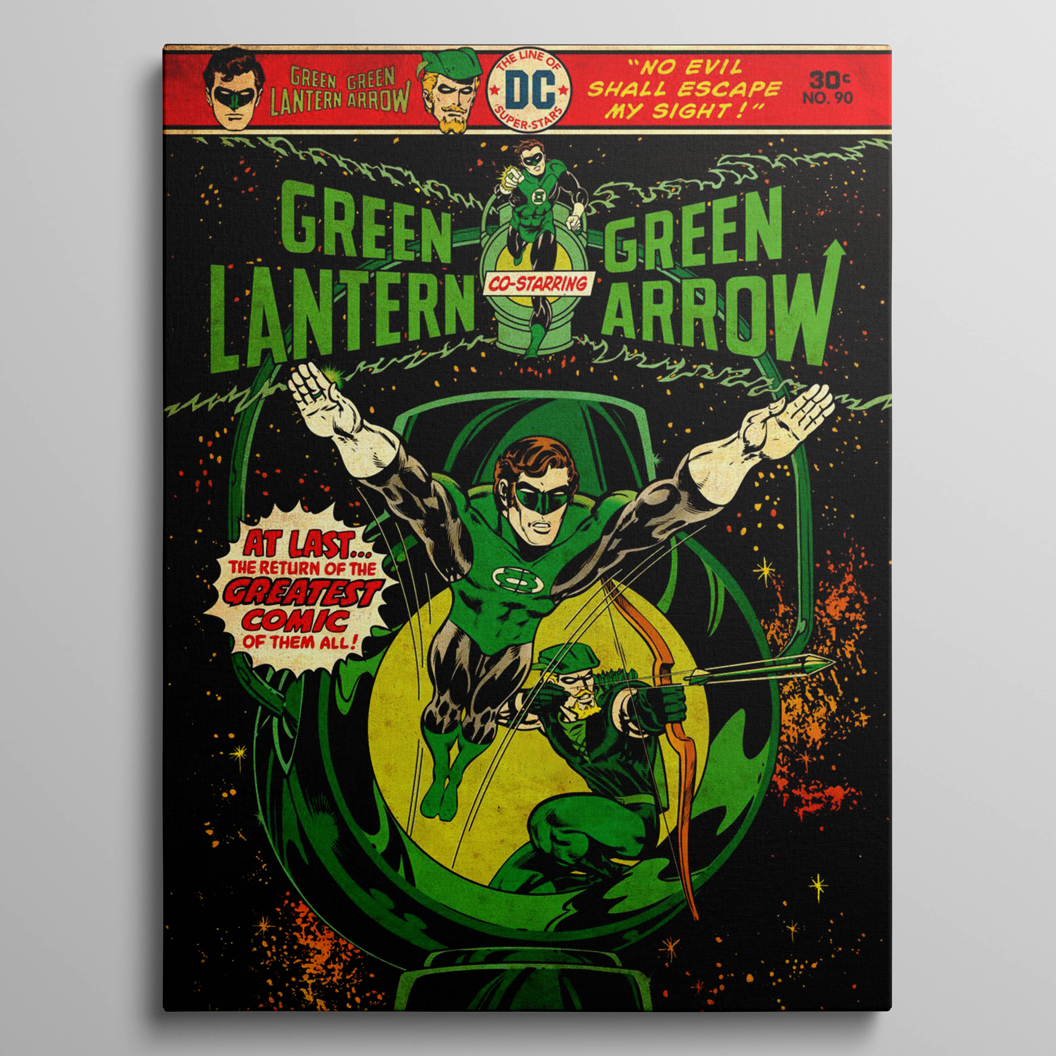 Green Lantern and Green Arrow by Mike Grell and Tatjana Wood