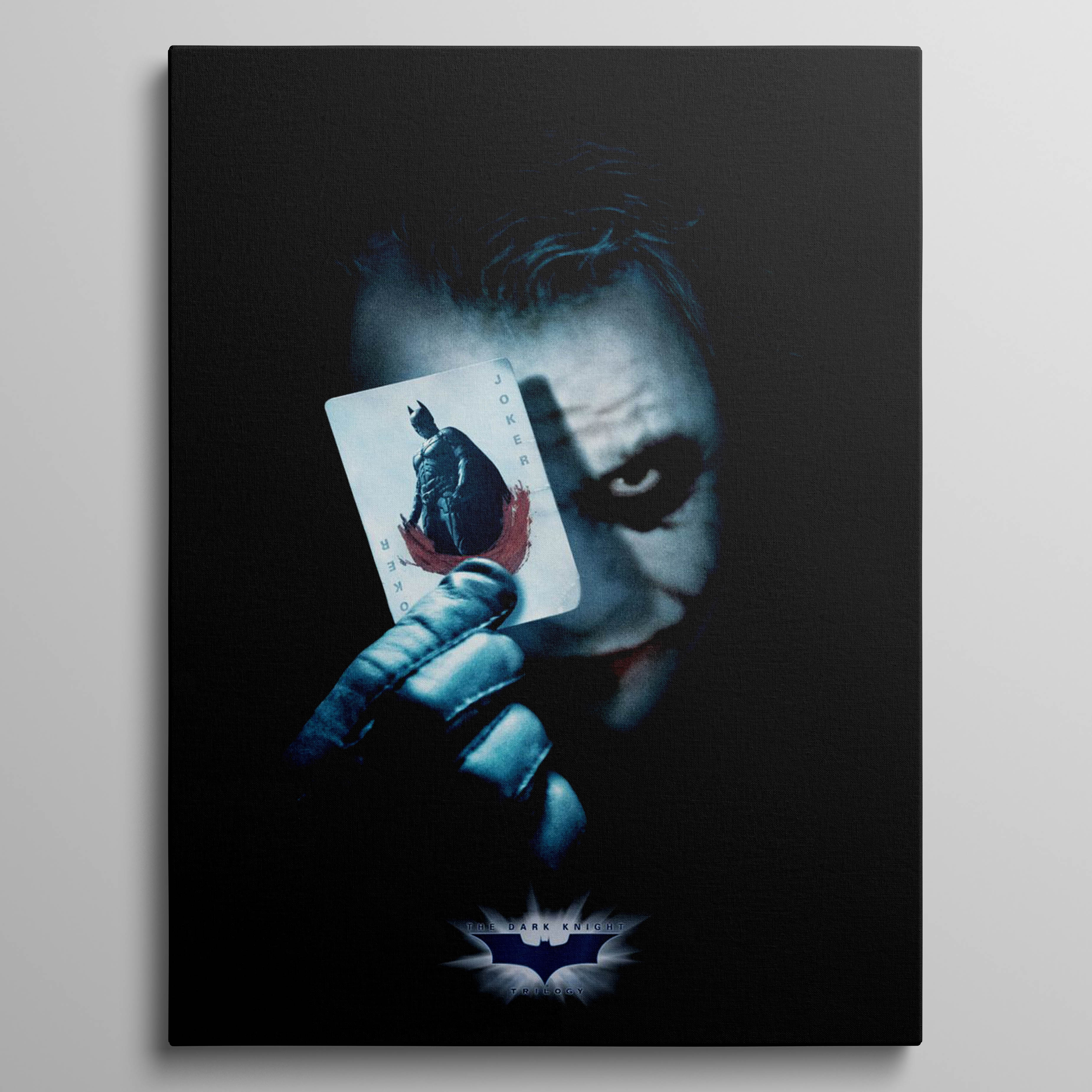 Joker with Batman card