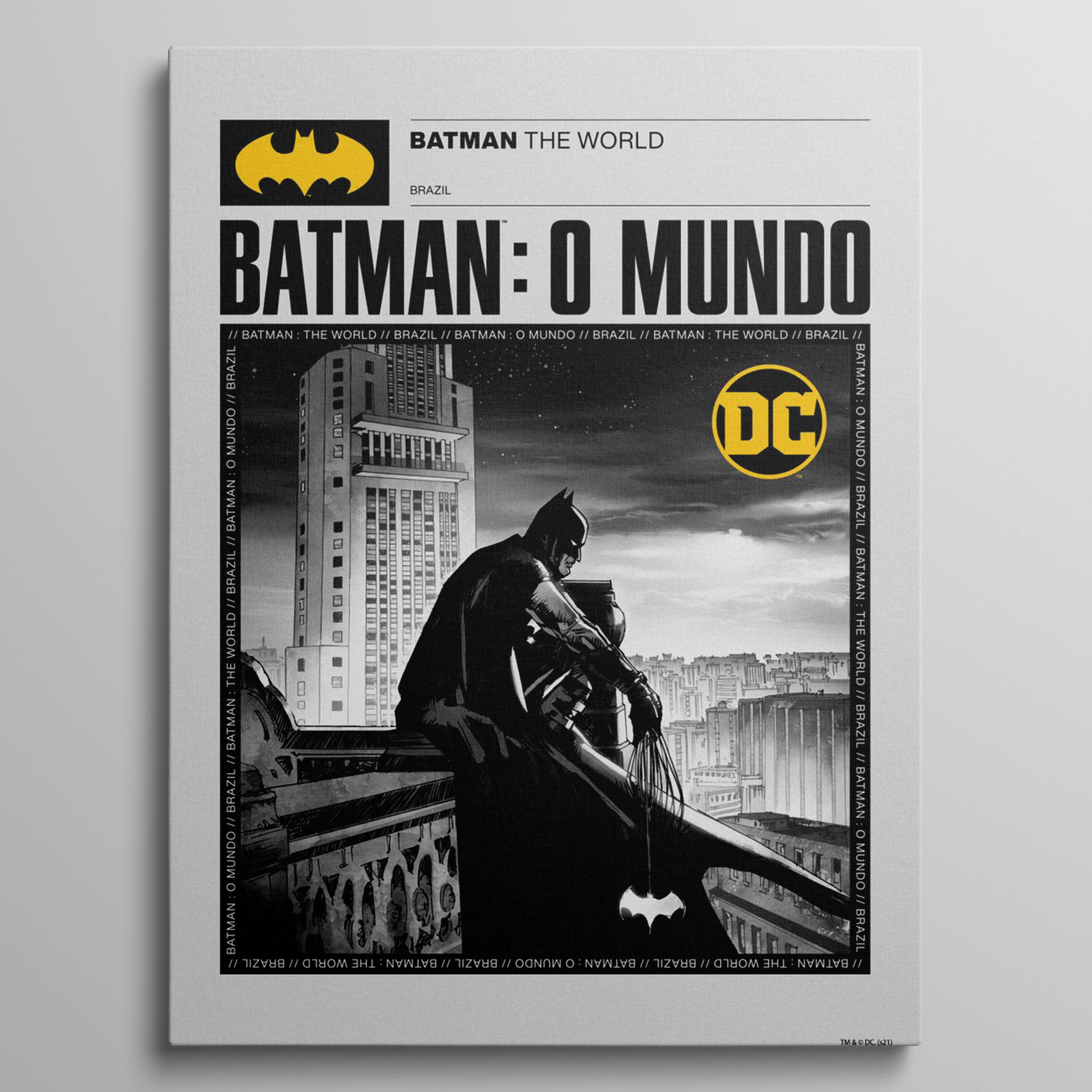 Batman The World BW Brazil