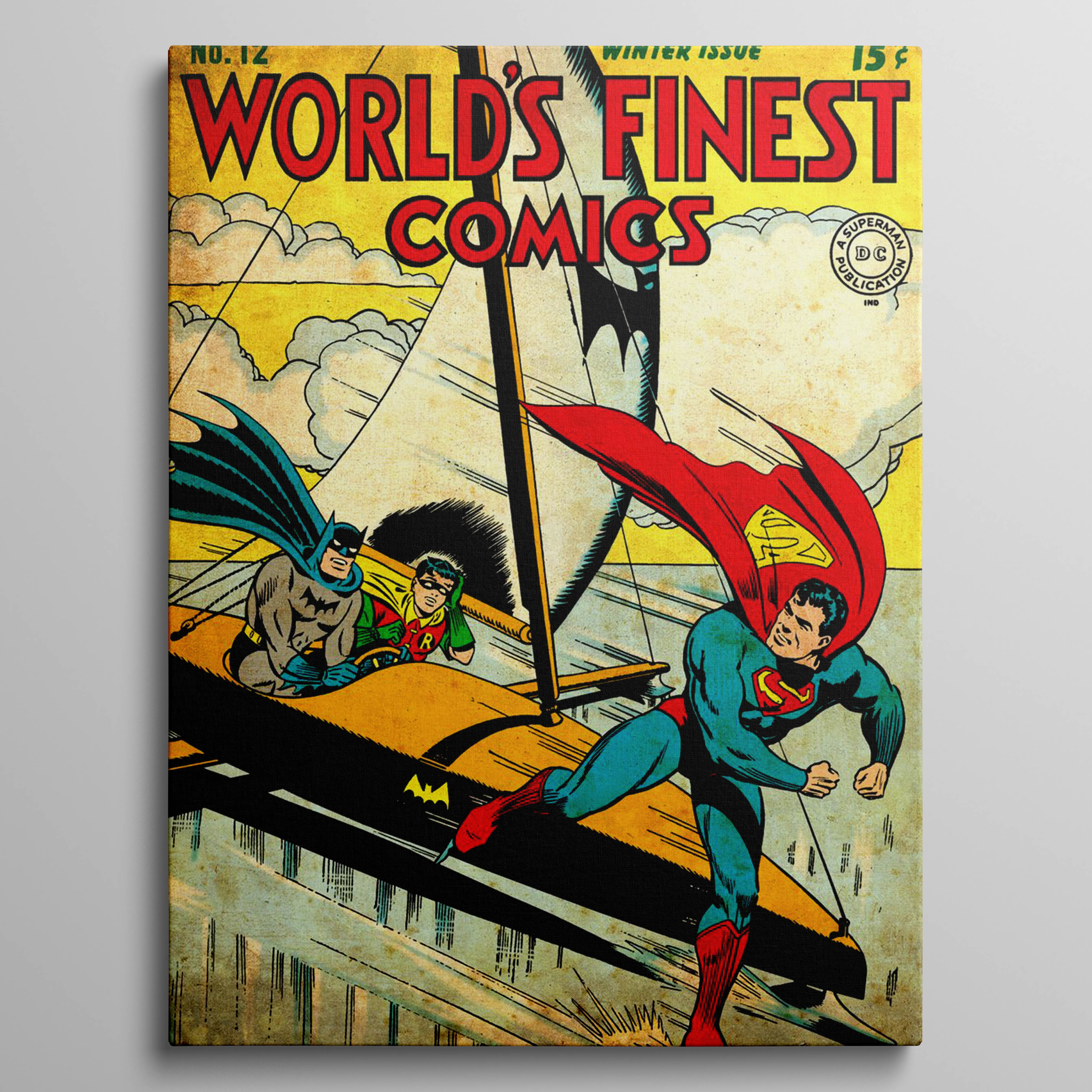 Worlds Finest Superman Batman Robin by Jack Burnley