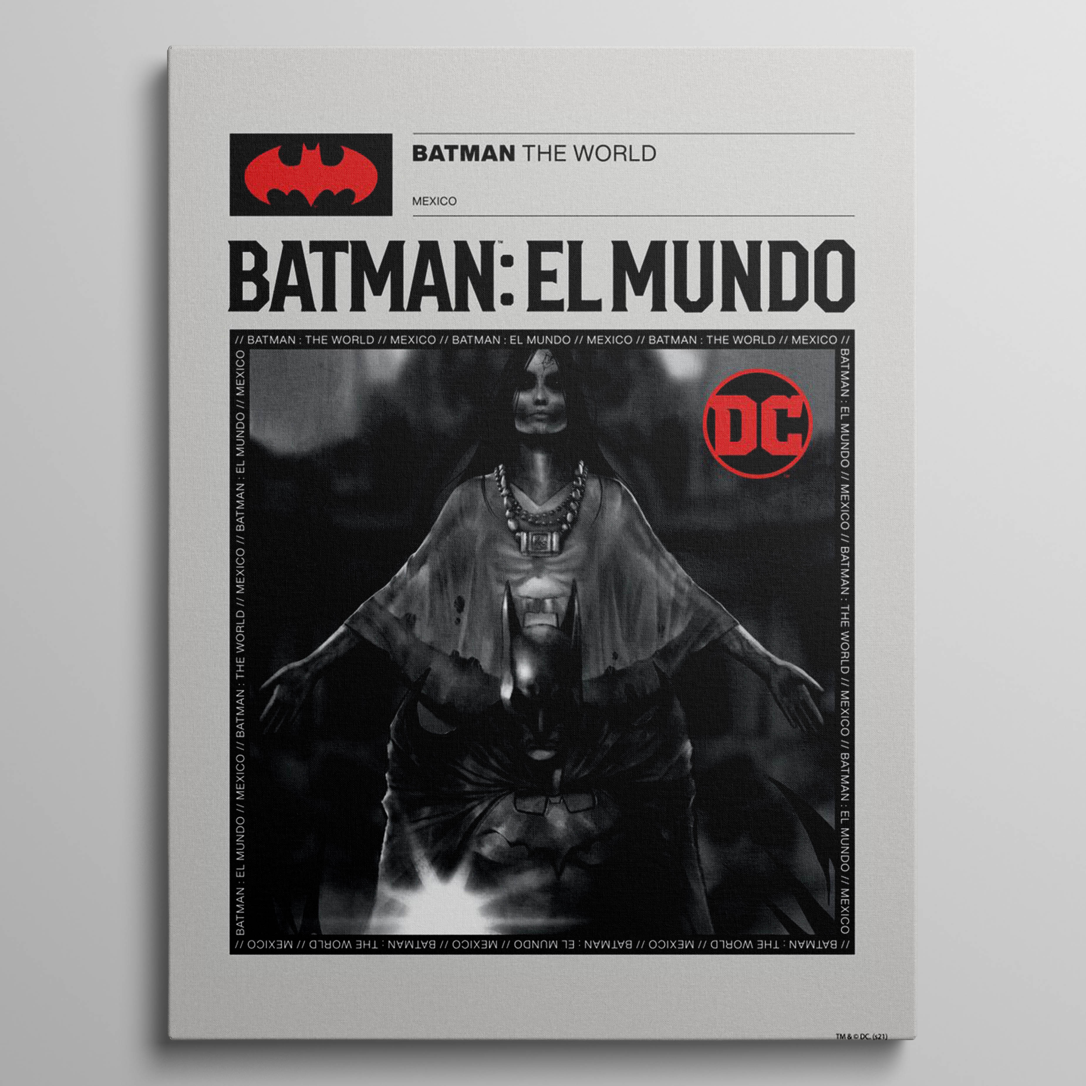 Batman The World BW Mexico