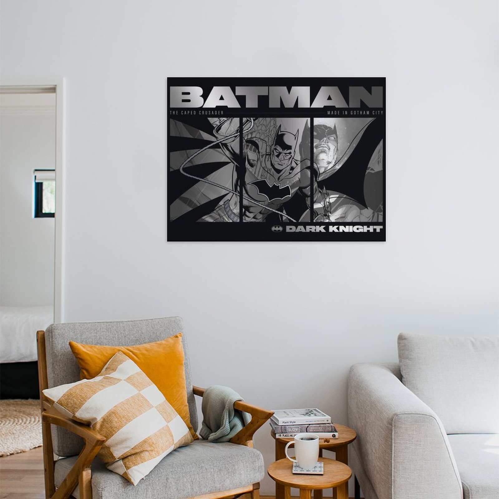 Batman in grey