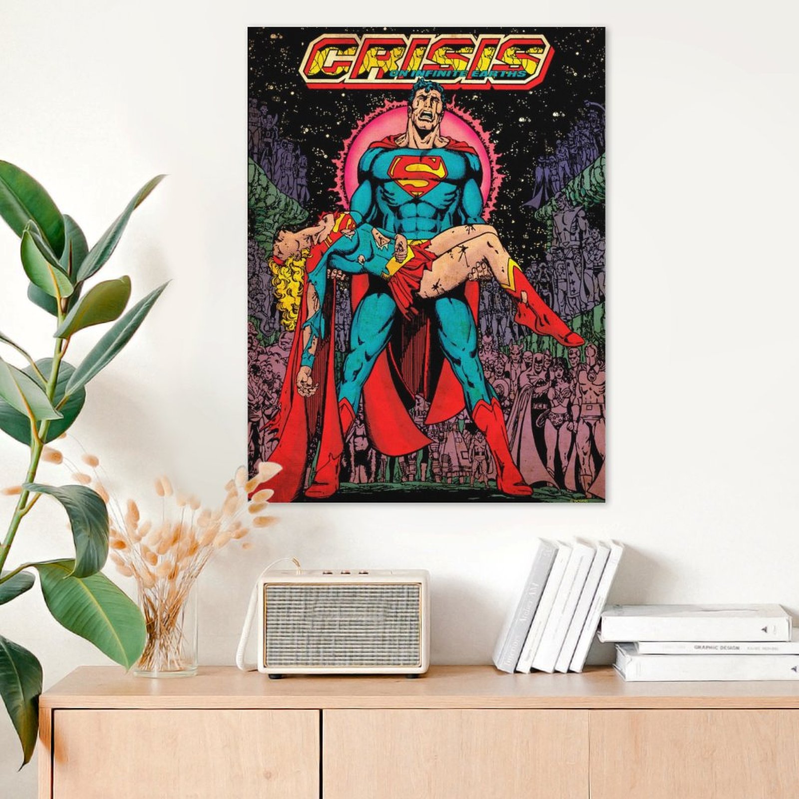 Crisis on Infinite Earths Superman by George Perez