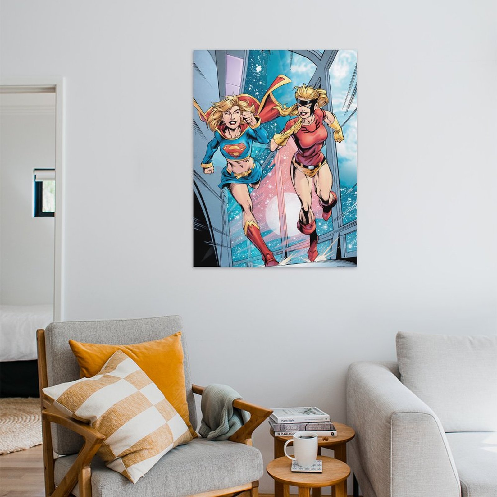 Supergirl and Jesse Quick