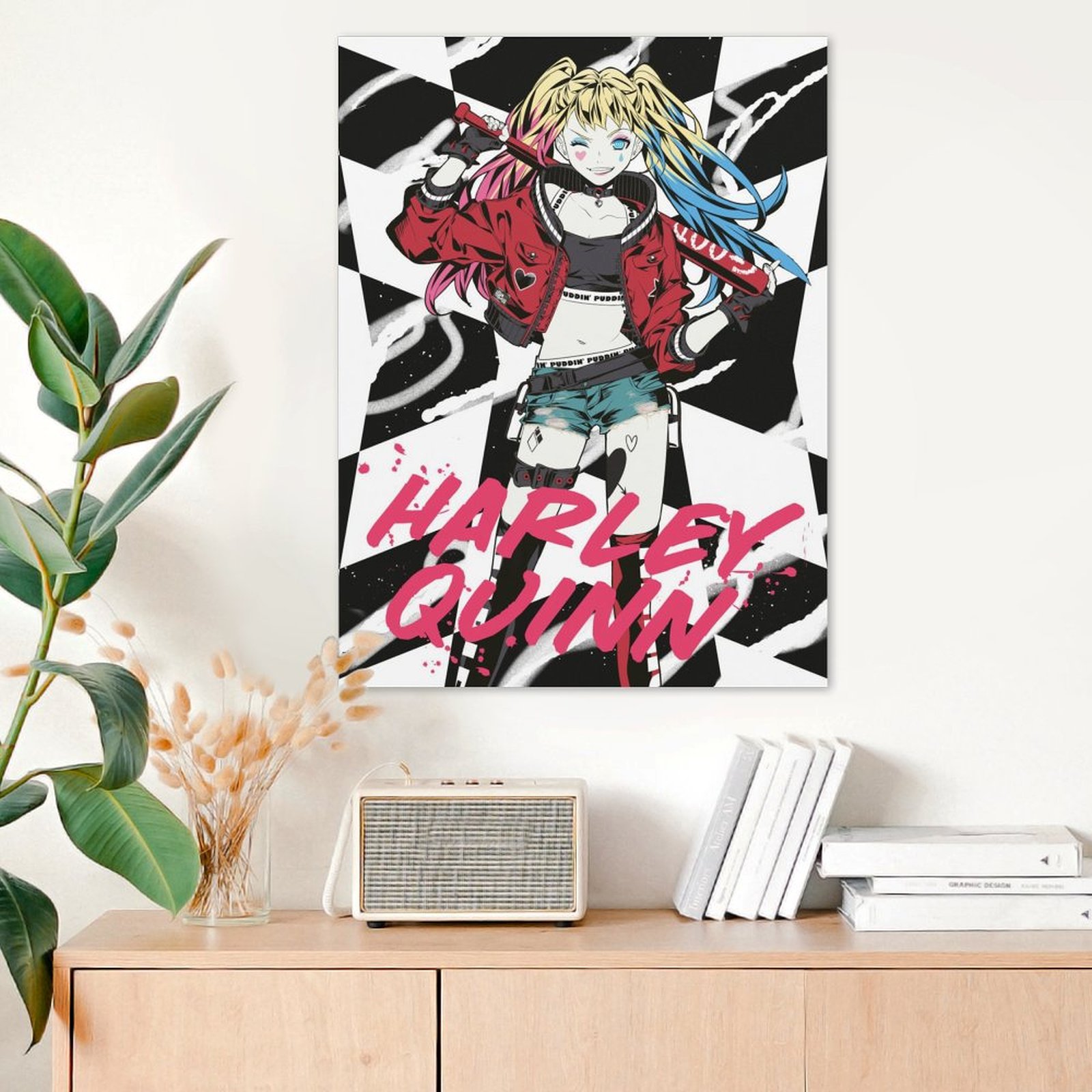 Harley with baseball bat