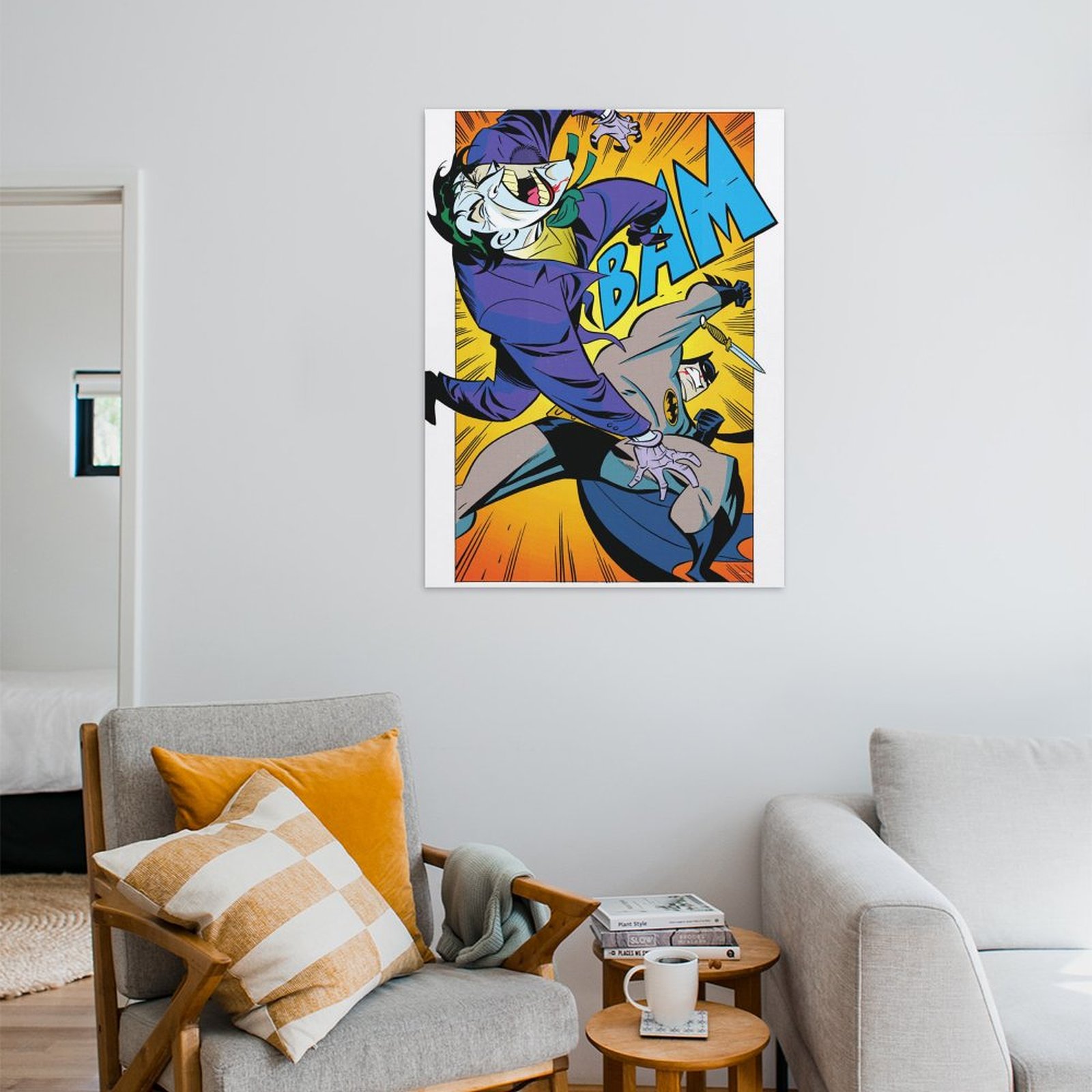 Bat punch by Bruce Timm