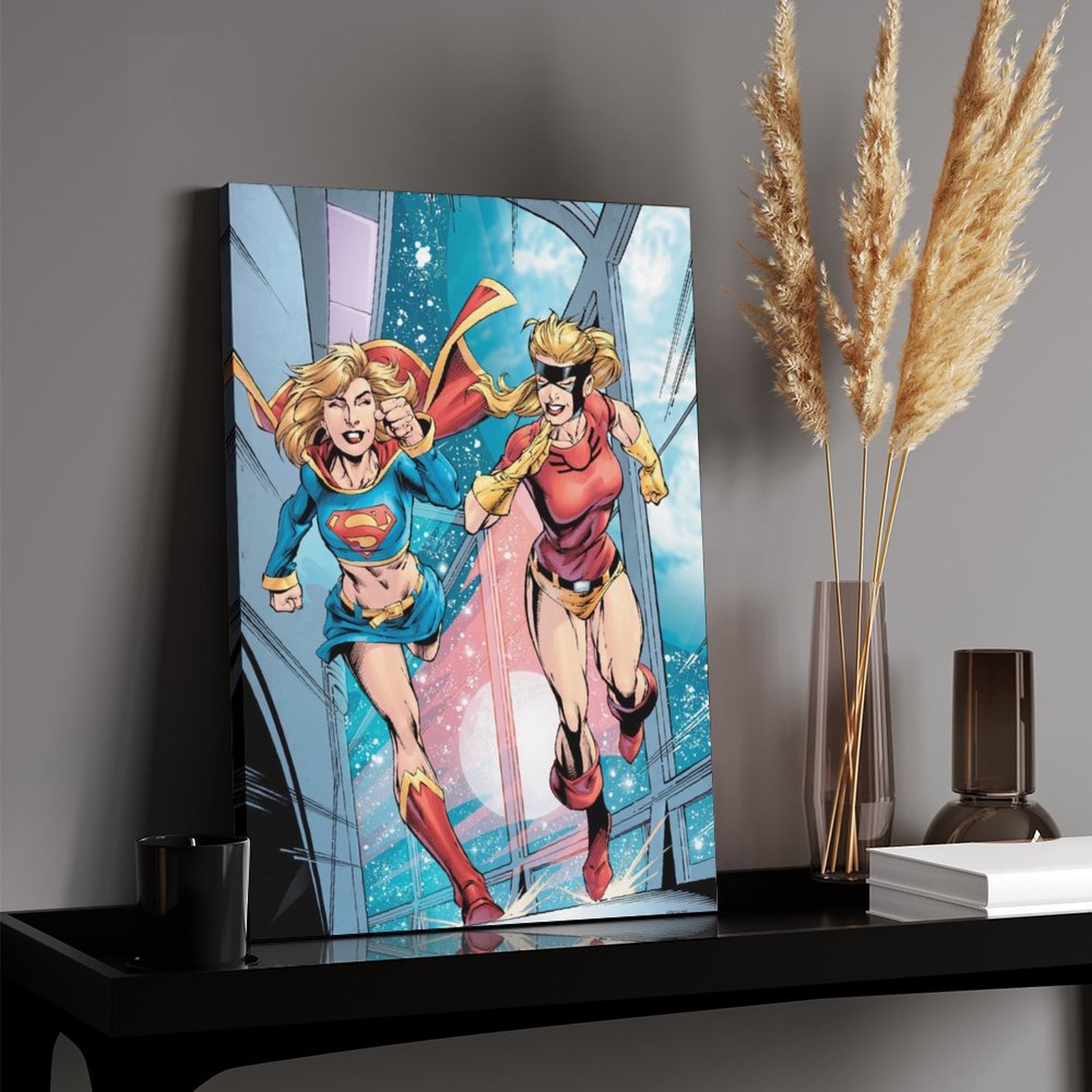 Supergirl and Jesse Quick
