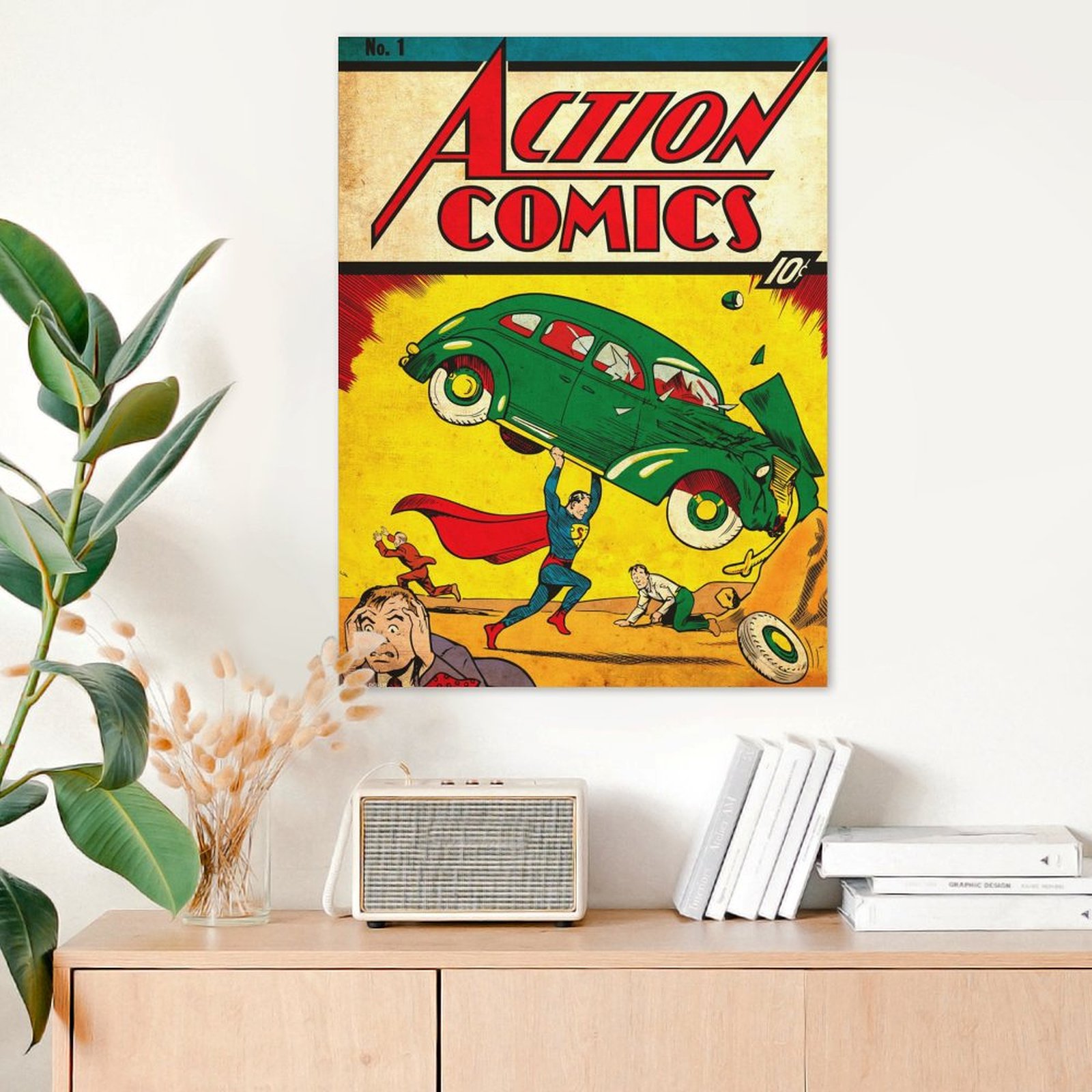 Action Comics Superman by Joe Shuster